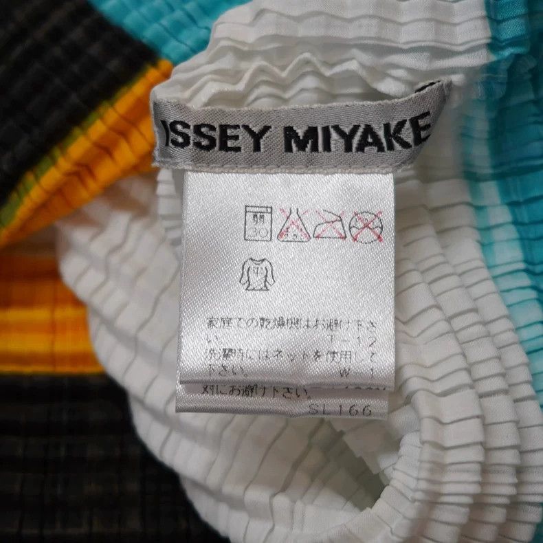 Issey Miyake Issey Miyake Color block high-neck pleated top Size M / US 6-8 / IT 42-44 - 4 Thumbnail