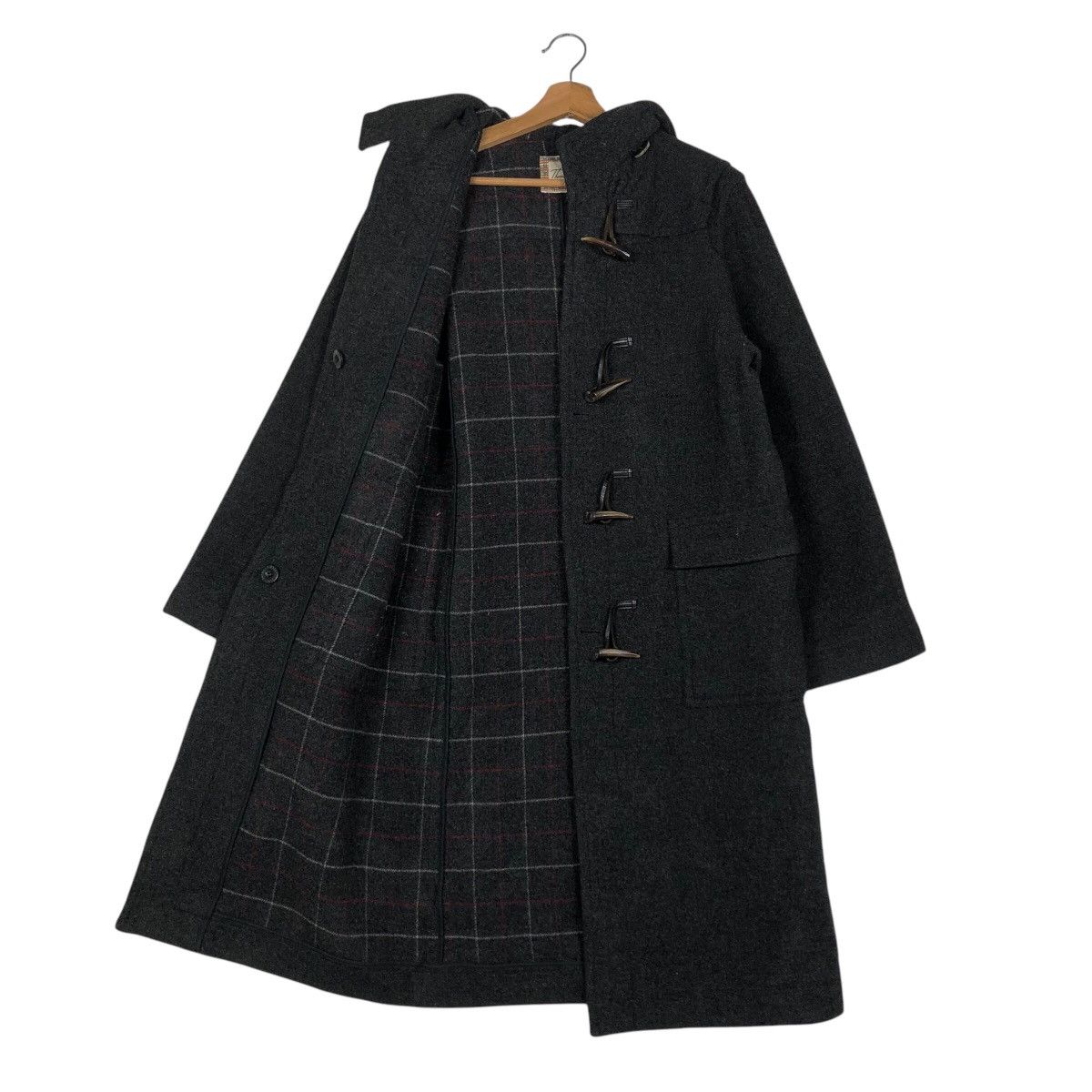 Burberry 📌Vintage Wool Long Jacket Duffle Thomas Burberry 1835 Size US L / EU 52-54 / 3 - 14 Thumbnail