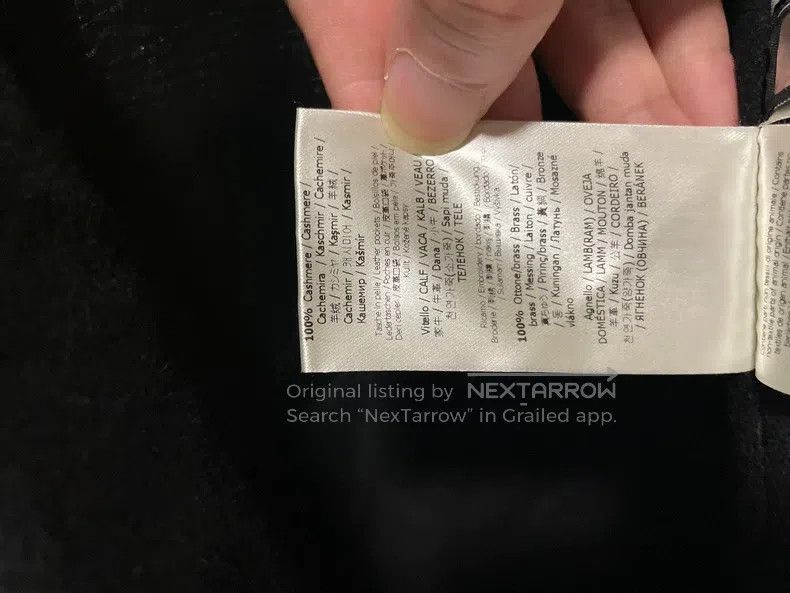 Fendi Fendi Cashmere coat with black leather patch pockets Size XS / US 0-2 / IT 36-38 - 7 Thumbnail