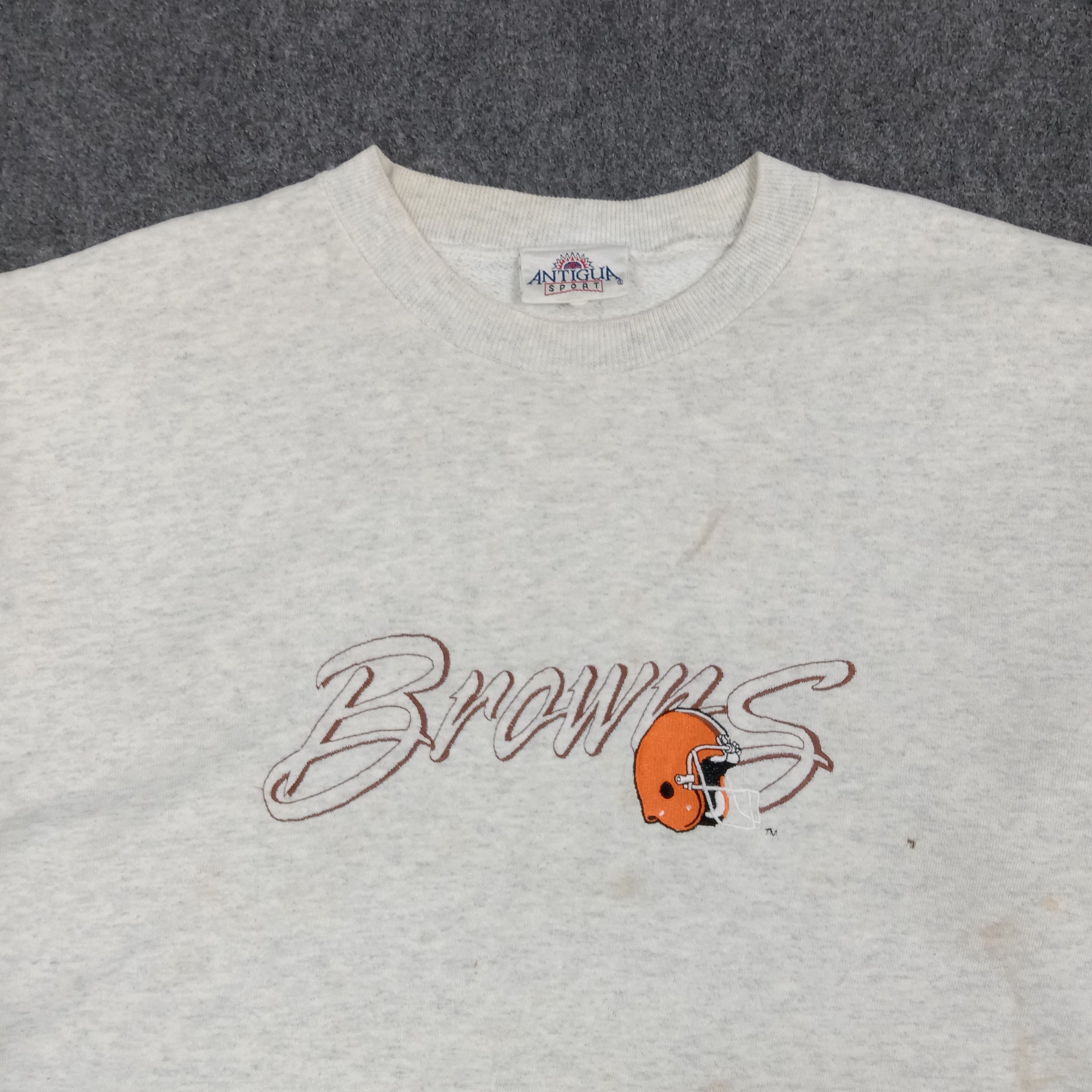 Antigua Vintage Cleveland Browns Football Team Sweatshirt C273N25 Size US L / EU 52-54 / 3 - 2 Thumbnail