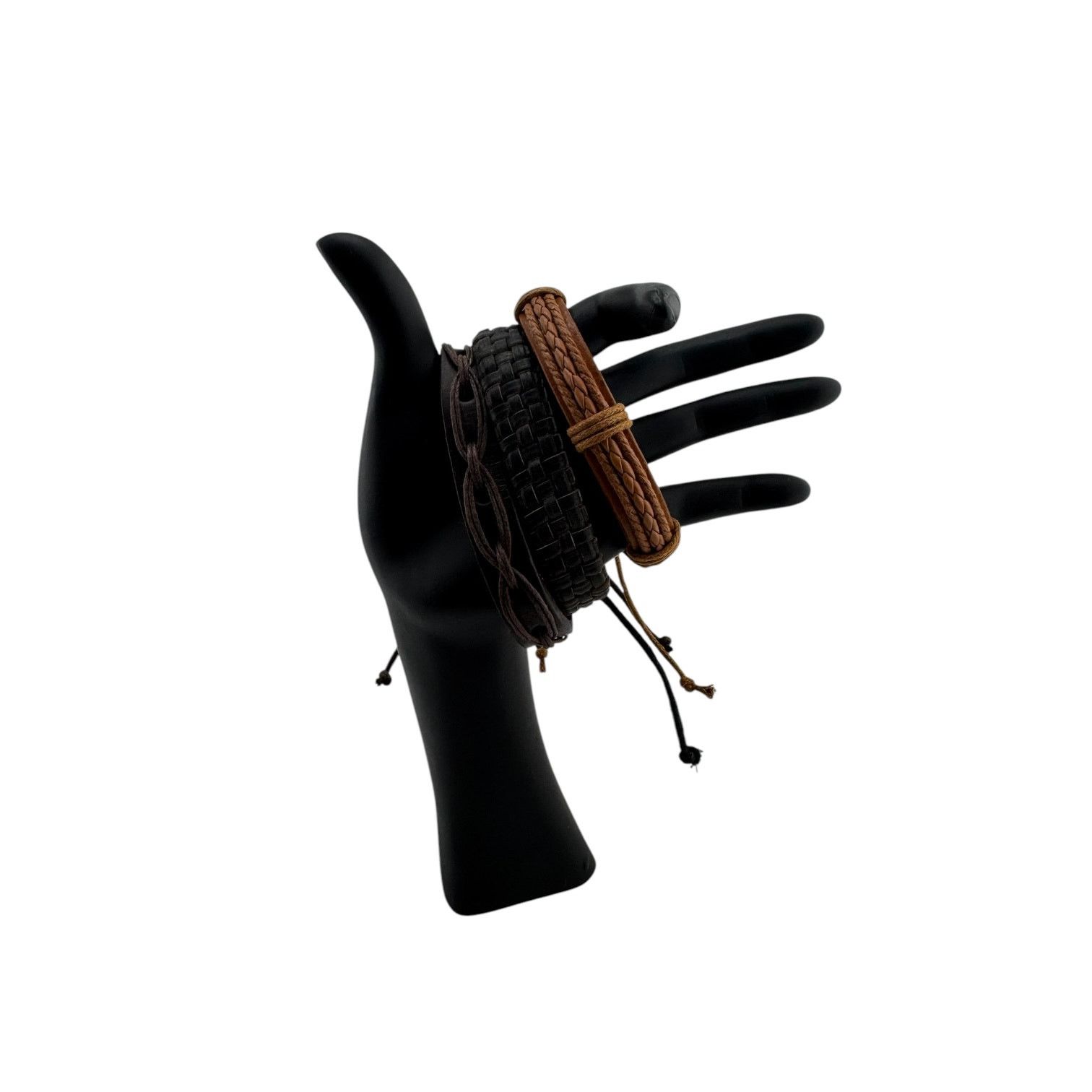 Other Rebel Wristcraft: Triad of Chaos Handcrafted Leather Cuffs Size ONE SIZE - 3 Thumbnail