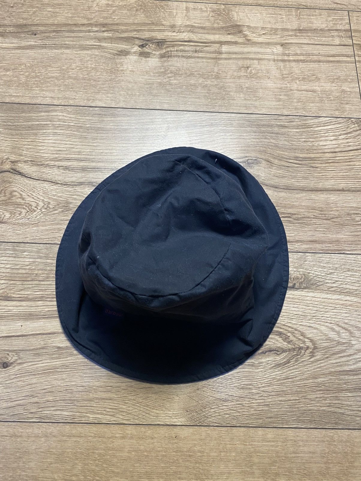 Barbour Barbour waxed bucket hat two-way Vintage Sz M Size 32 - 2 Thumbnail