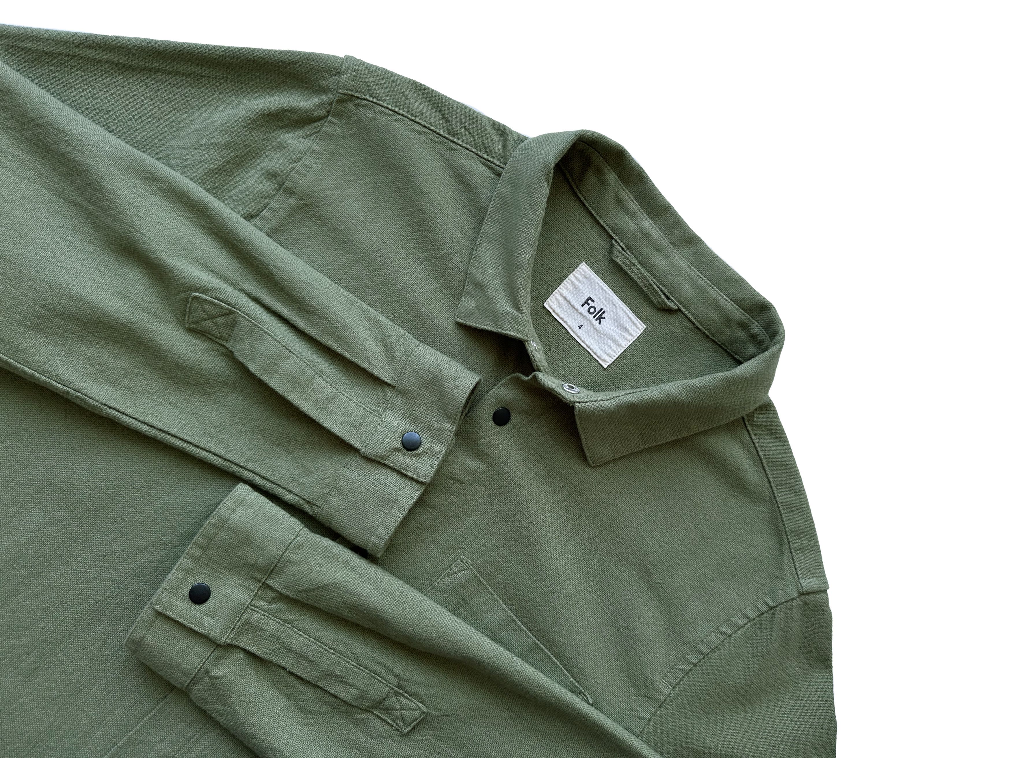 Folk FOLK Twill Assembly Olive Jacket Size US L / EU 52-54 / 3 - 5 Thumbnail