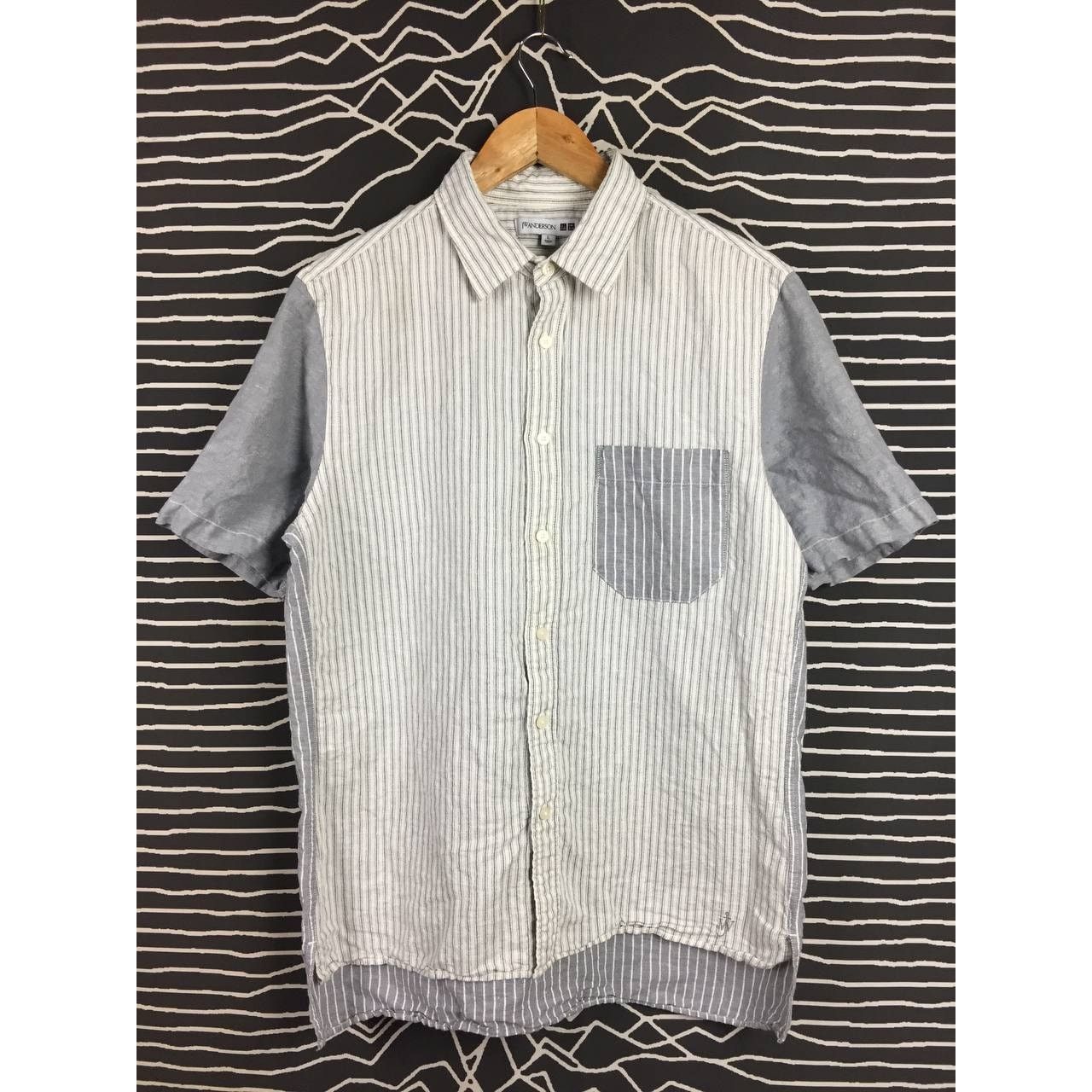 JW Anderson × Uniqlo J.W Anderson X Uniqlo Striped Linen Button Up Shirt Size US M / EU 48-50 / 2 - 1 Thumbnail