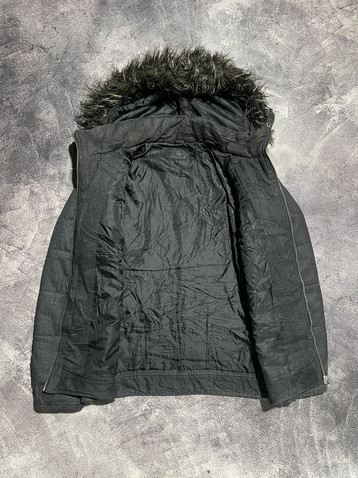 If Six Was Nine Mossimo Faux Fur Jacket Size L / US 10 / IT 46 - 8 Thumbnail