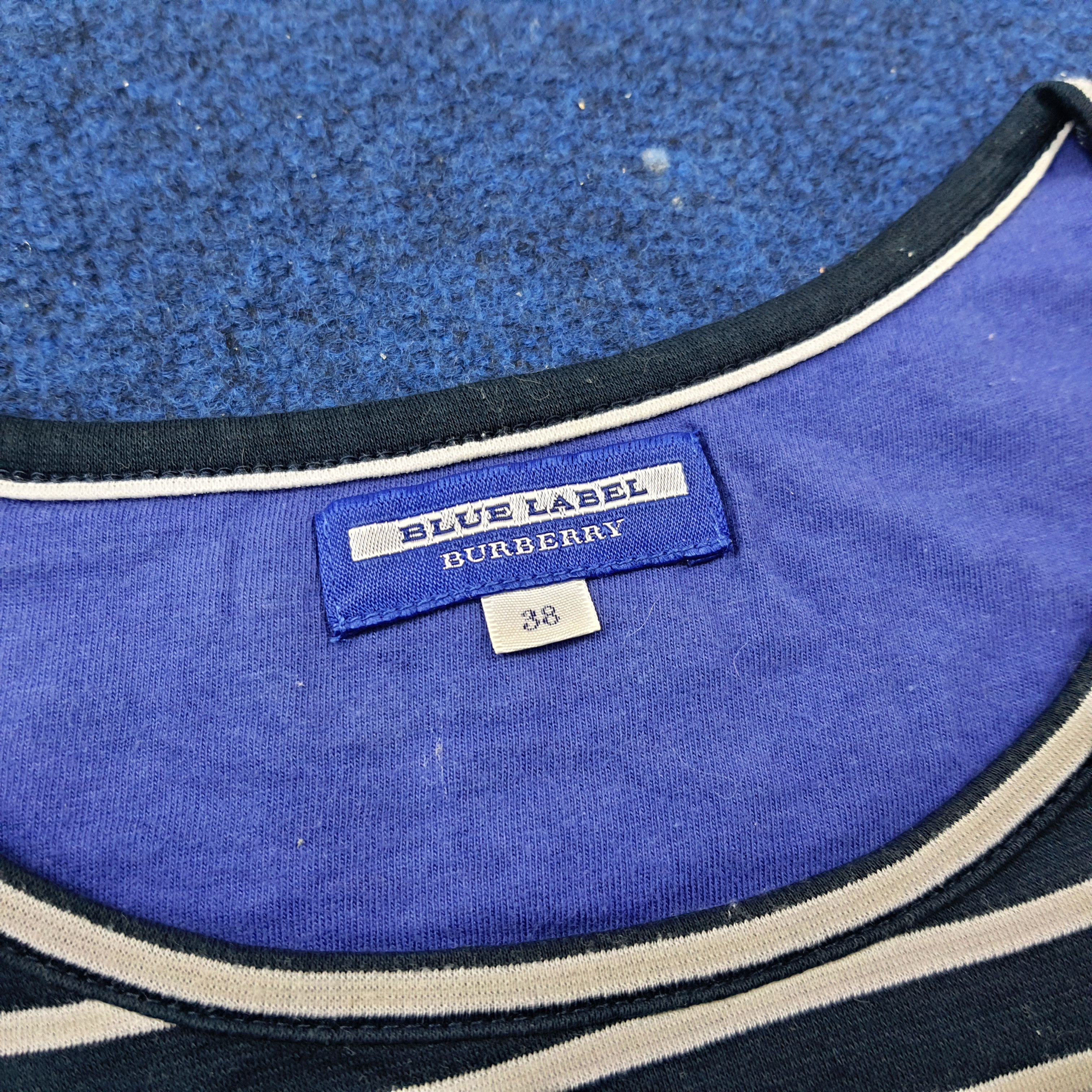 Burberry × Vintage Vintage Burberry Blue Label Striped Maxi Designer Dresses Size S / US 4 / IT 40 - 6 Thumbnail