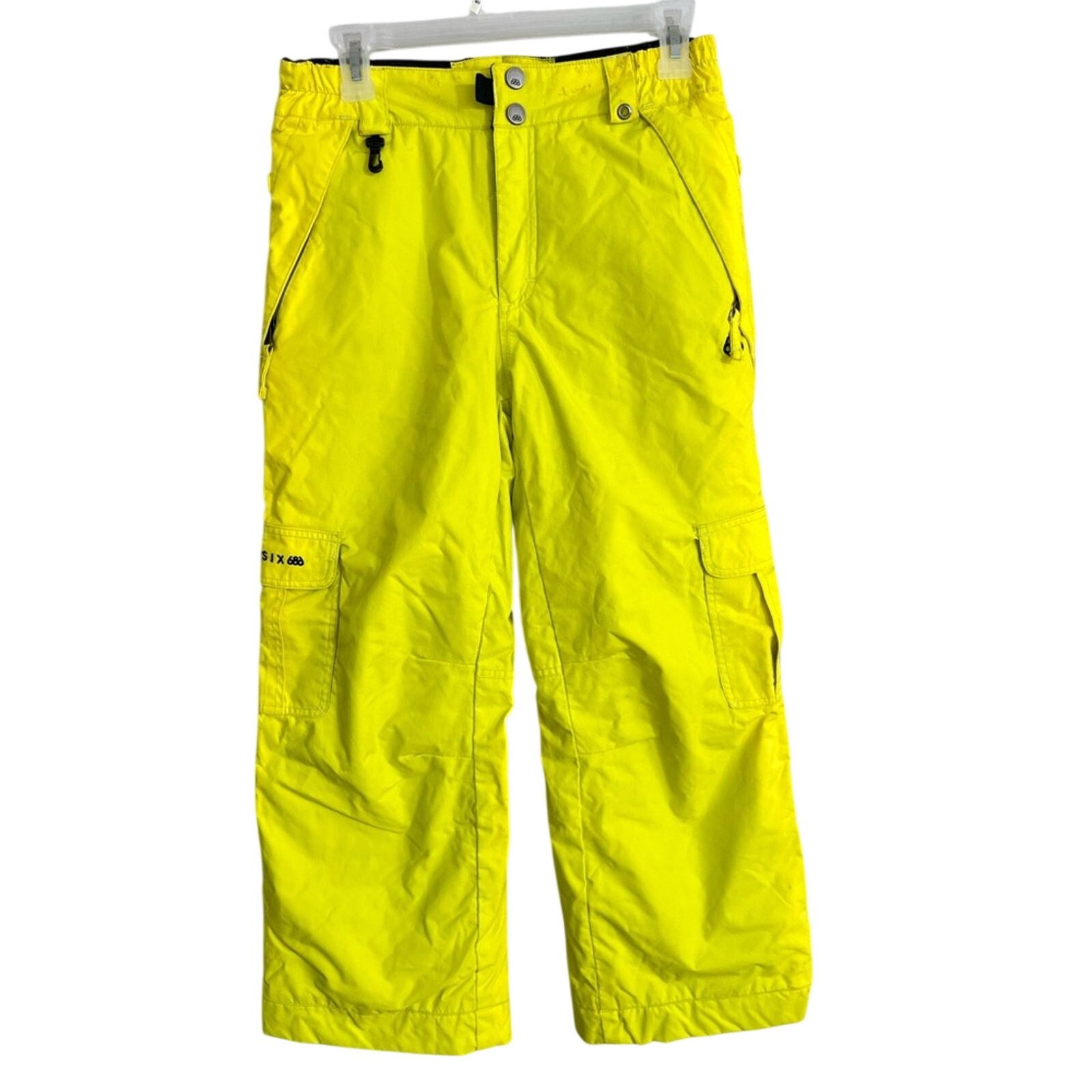 686 686 MANNUAL RIDGE INSULATED PANTS YOUTH FLASH YELLOW LARGE Size US 30 / EU 46 - 1 Thumbnail