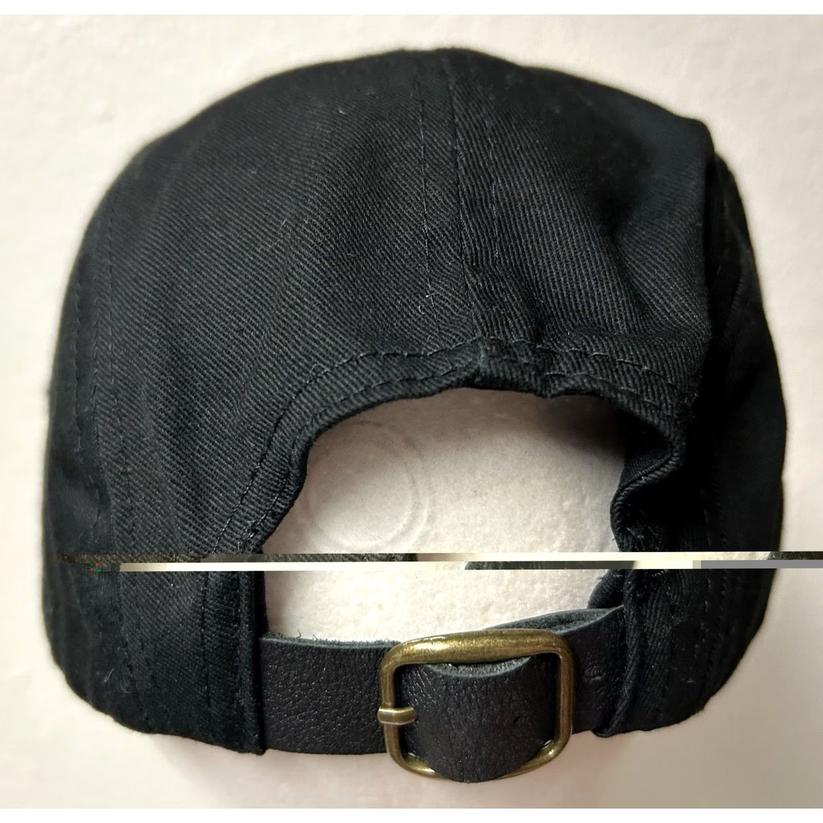 Vintage Whiskey Jack Designs Mountain Sunset Leather Strap Back 5 Panel Hat Cap Size ONE SIZE - 5 Thumbnail