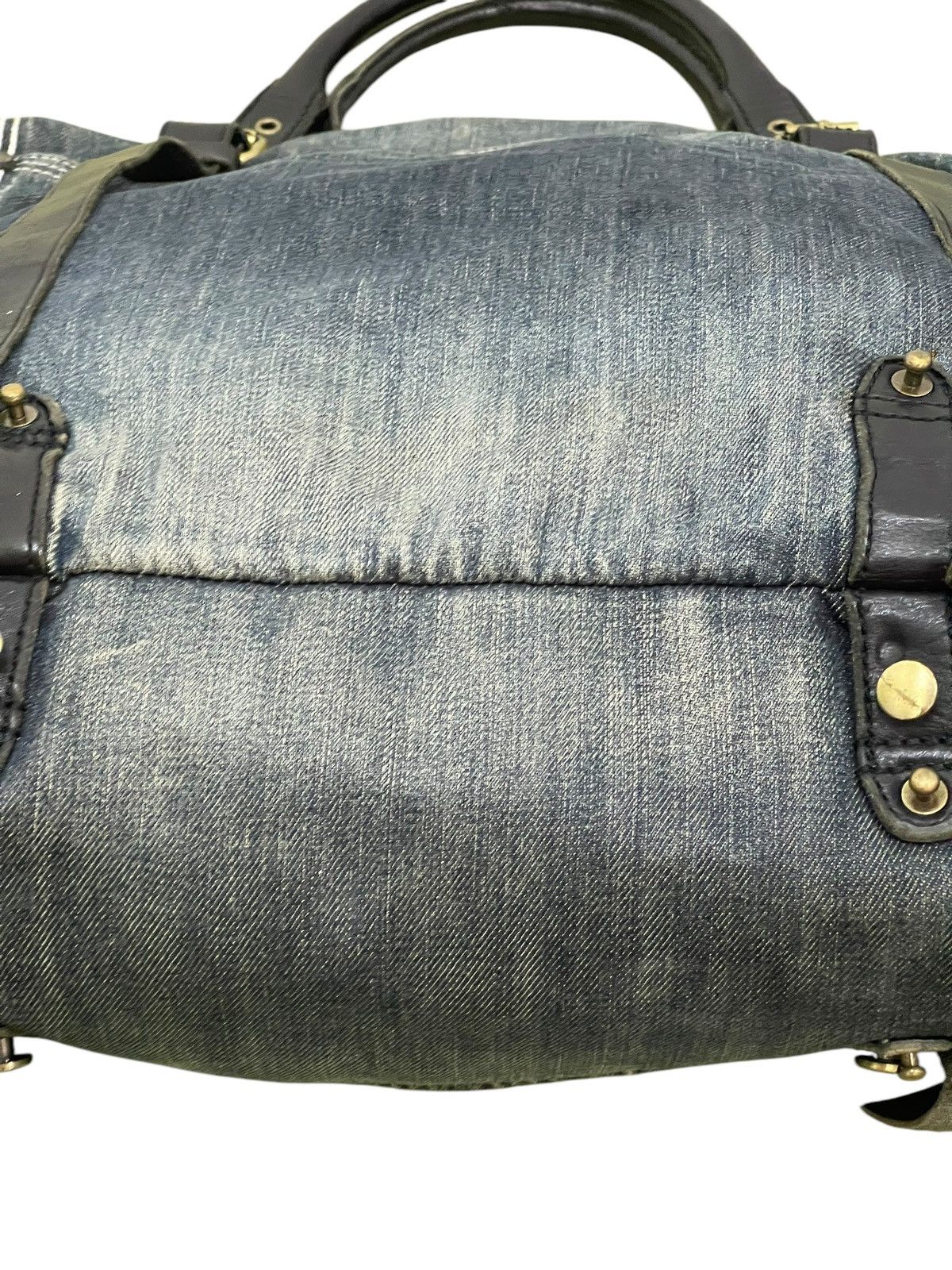バッグ y2k DIESEL Grunge denim leather 2way bag y2k DIESEL Grunge denim leather 2way bag - メルカリ