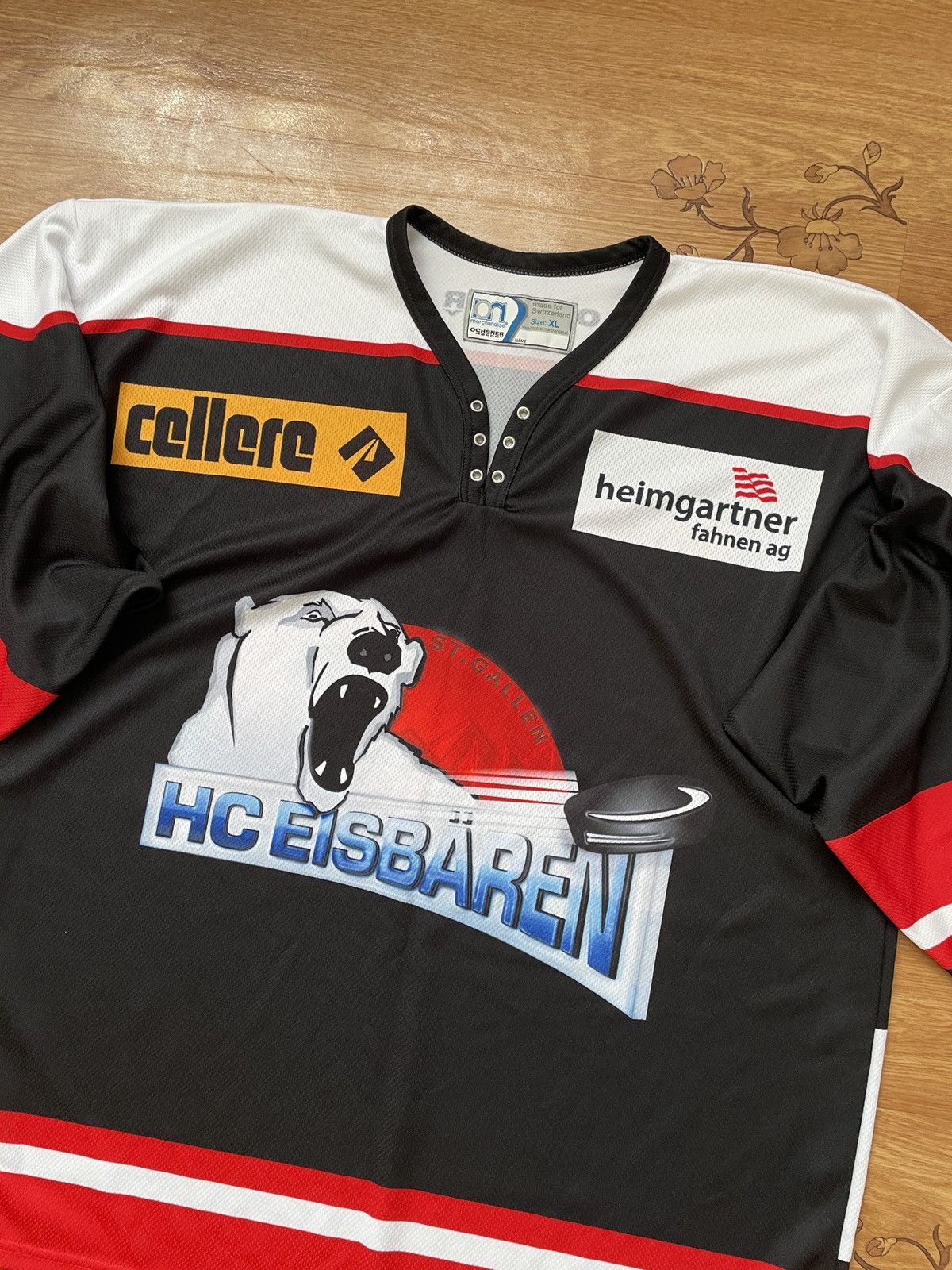 Other St.Gallen HC Eisbaren Ochsner #73 Euro hockey jersey Size US XL / EU 56 / 4 - 2 Thumbnail