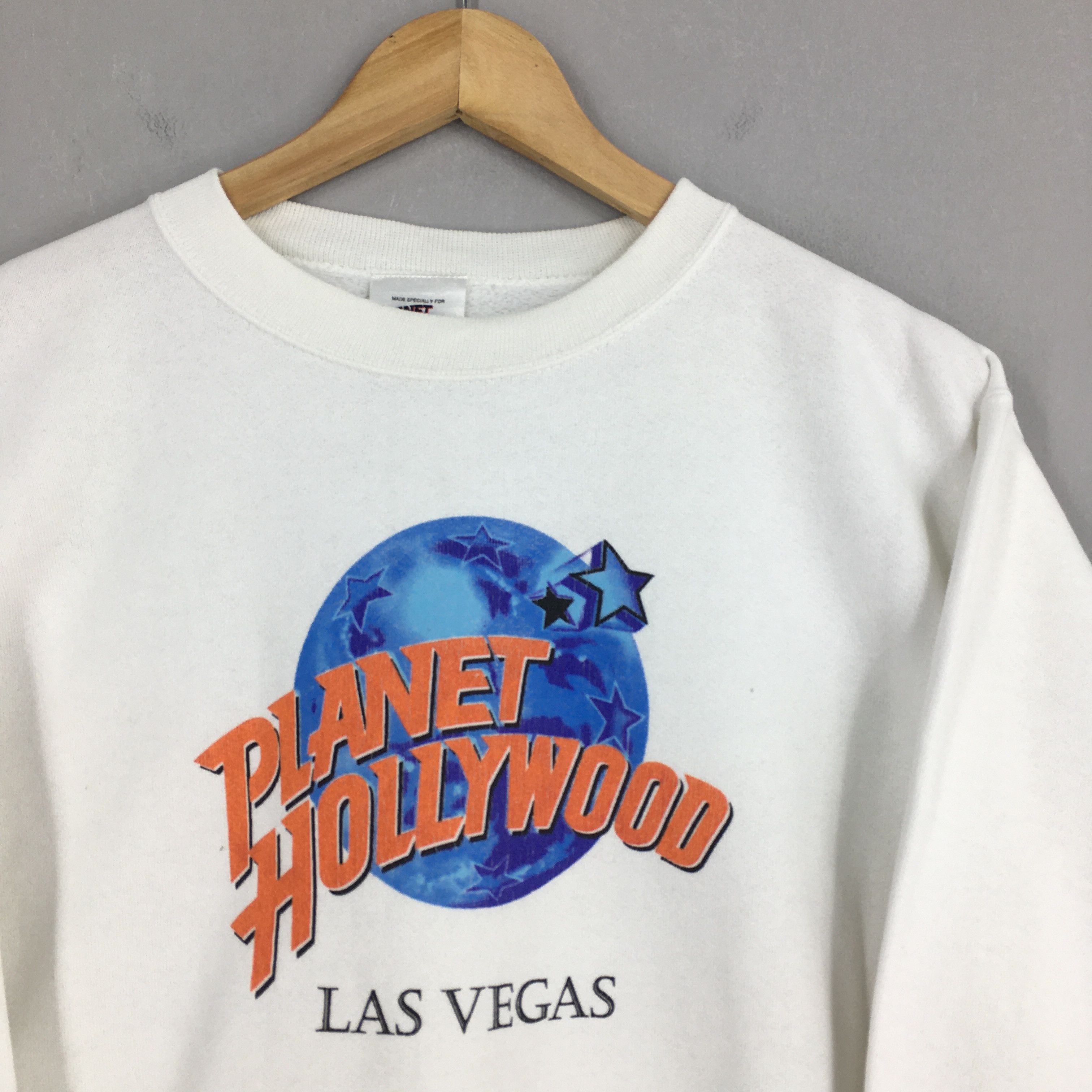 Planet Hollywood × Vintage Vintage 90's Planet Hollywood Las Vegas Sweatshirt Small Size US S / EU 44-46 / 1 - 2 Thumbnail