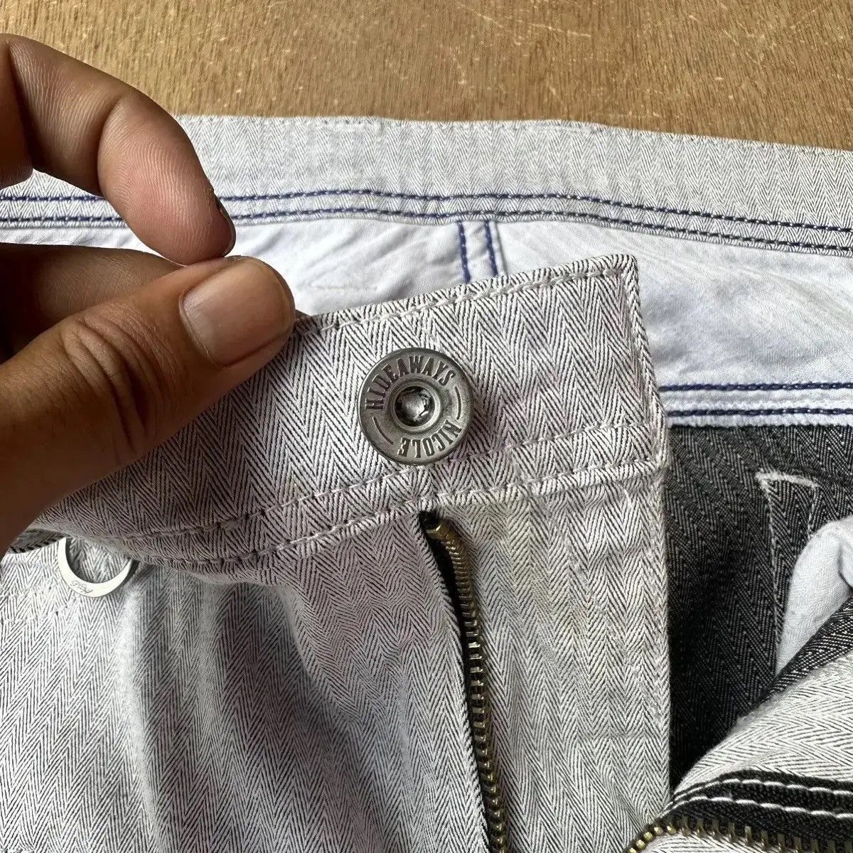 Japanese Brand W32 L31 VTG NICOLE HIDEWAYS JAPAN PUNK MULTIPOCKET HBT TWILL Size US 32 / EU 48 - 9 Thumbnail