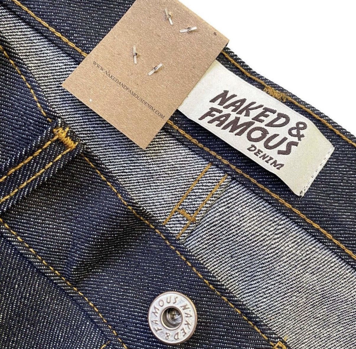 Naked & Famous Naked & Famous Left Hand Twill Strong Guy Size US 29 - 5 Thumbnail