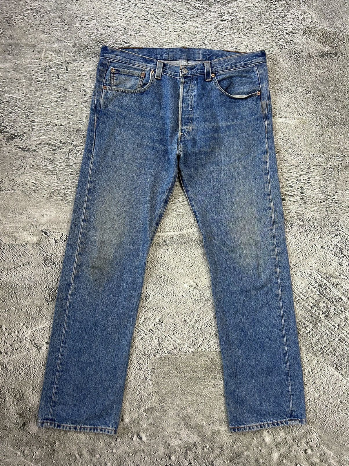 Levi's × Vintage Levi’s 501 vintage blue jeans denim pants Size US 34 / EU 50 - 3 Thumbnail
