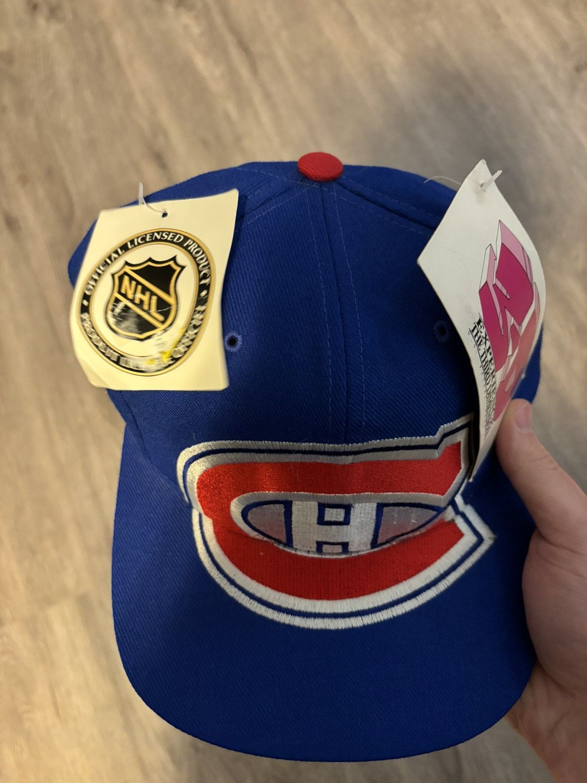 NHL Vintage Montreal Canadiens 90s hat BNWT Size ONE SIZE - 1 Thumbnail