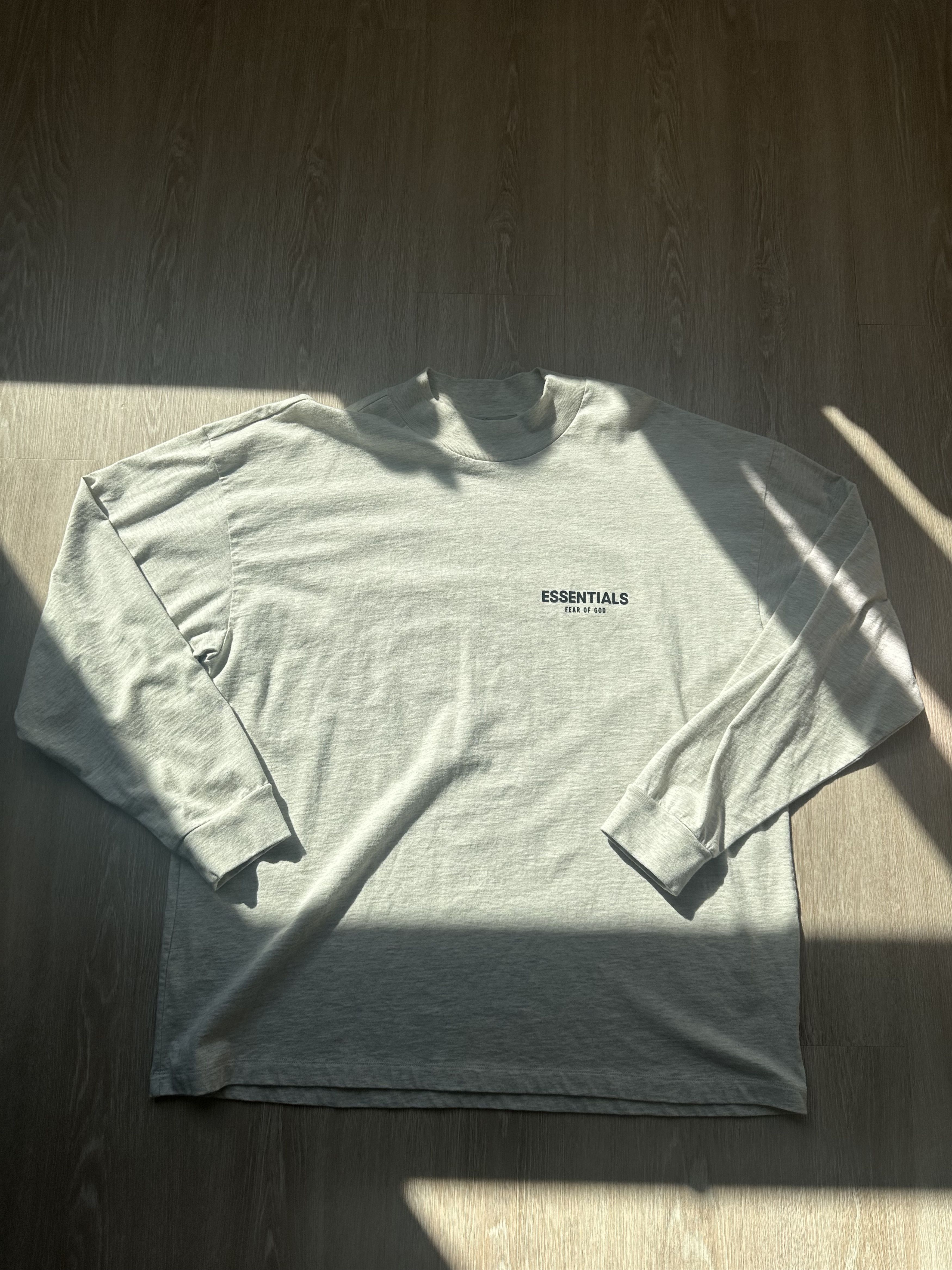 Essentials × Fear of God Fear of God Essentials L/S T-shirt (SS22) "Light Oatmeal" Size US XL / EU 56 / 4 - 1 Thumbnail