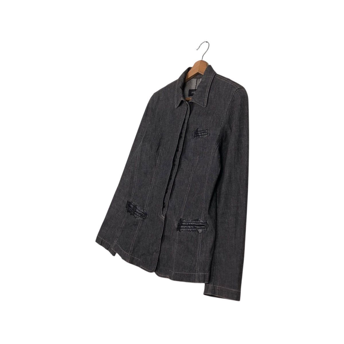 Issey Miyake 📌Vintage Chore Worker Denim Jacket Intellection Size US M / EU 48-50 / 2 - 3 Thumbnail