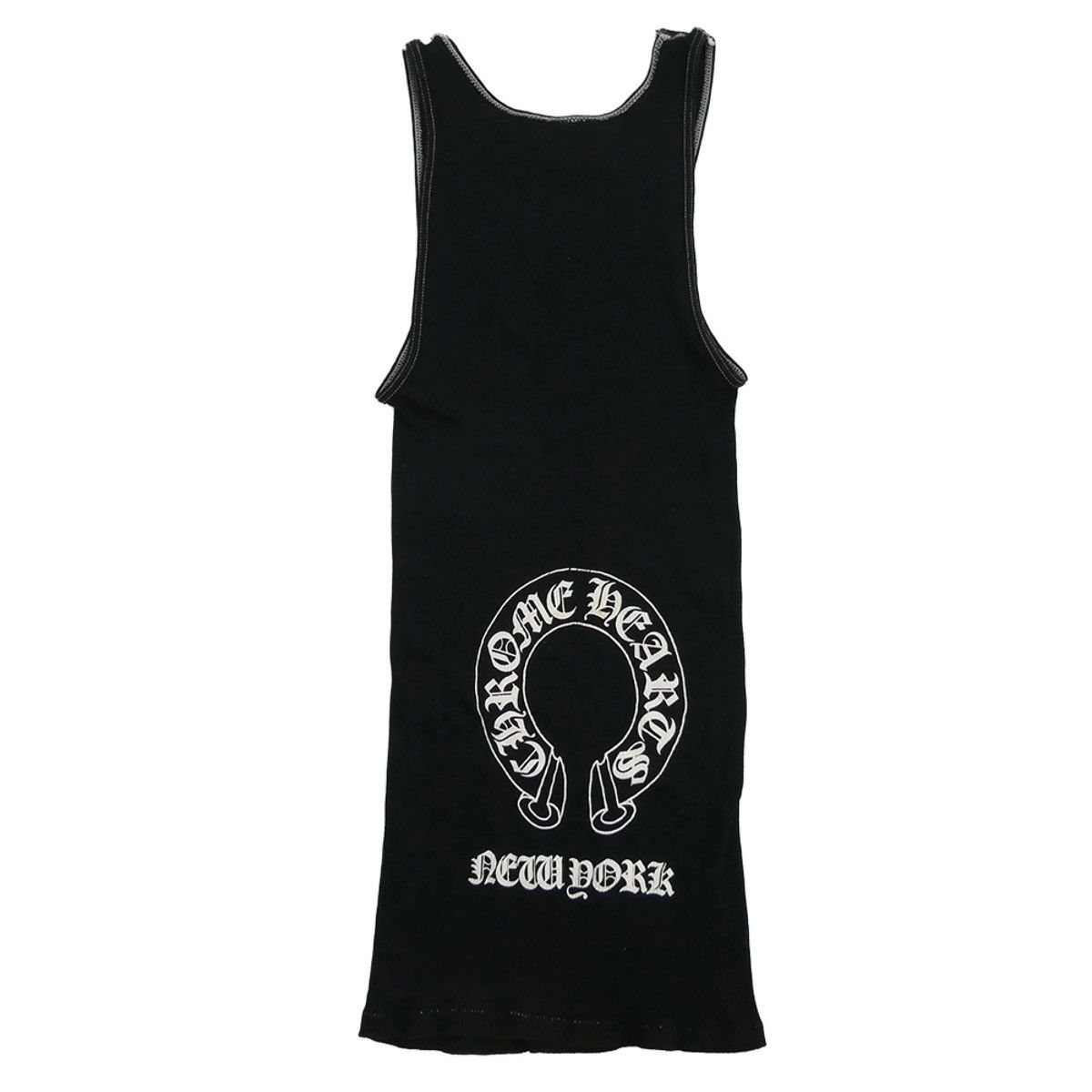 90s old Chrome Hearts Horseshoe cross tank top