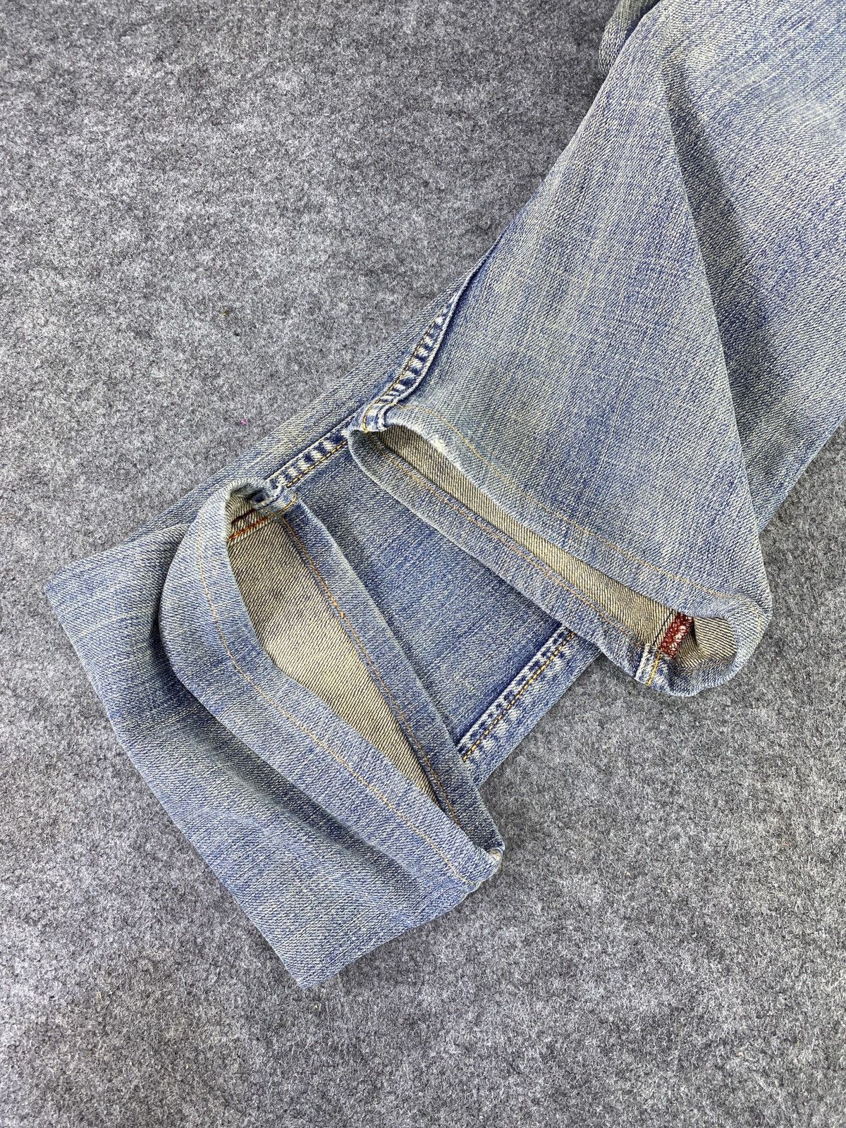 Japanese Brand Brappers Blue Wash Flared Jeans - J1131 Size 28" / US 6 / IT 42 - 11 Thumbnail