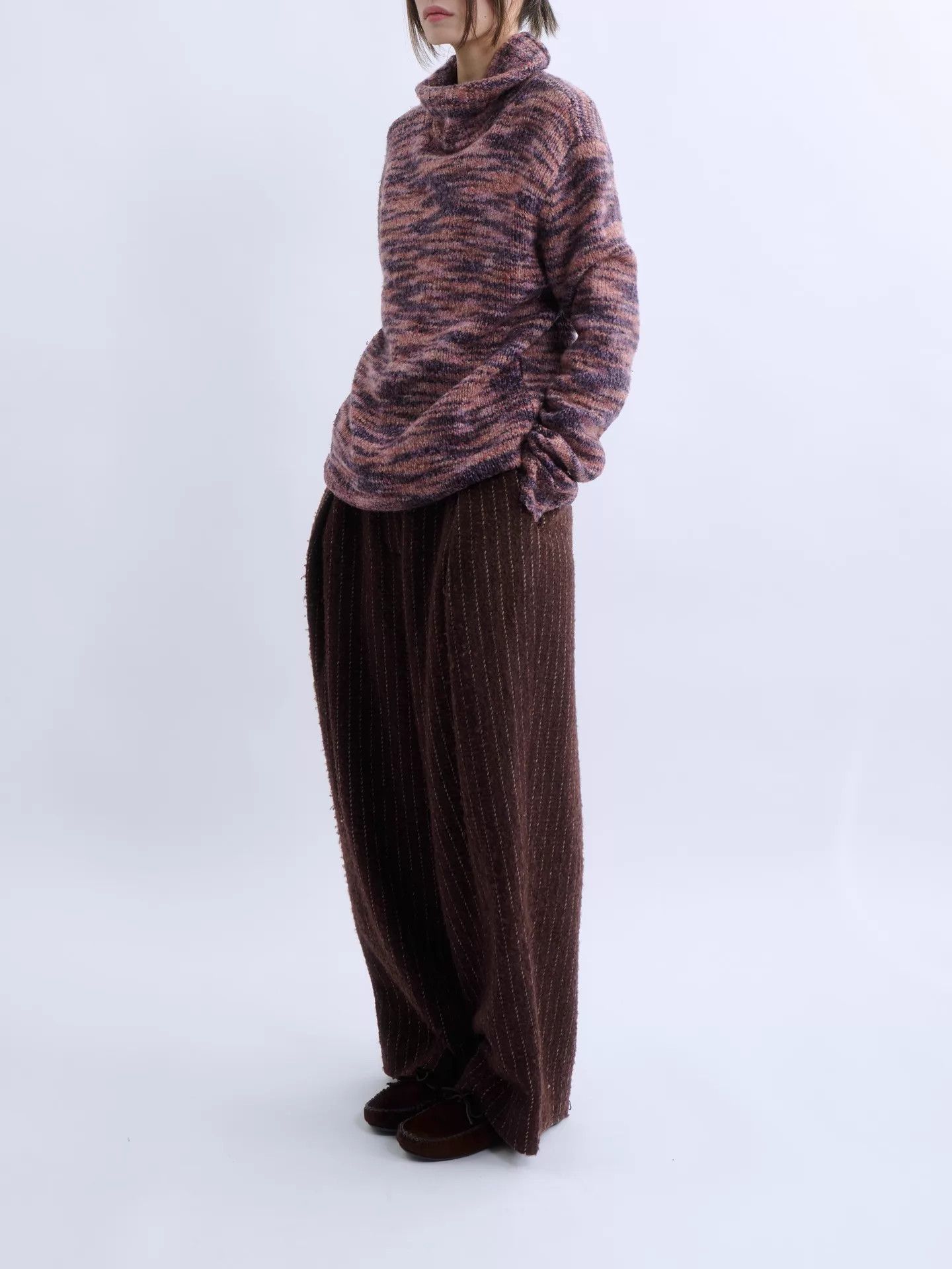 Sies Marjan Sies Marjan Multicolor Wool-Silk Turtleneck Sweater M Size M / US 6-8 / IT 42-44 - 3 Thumbnail