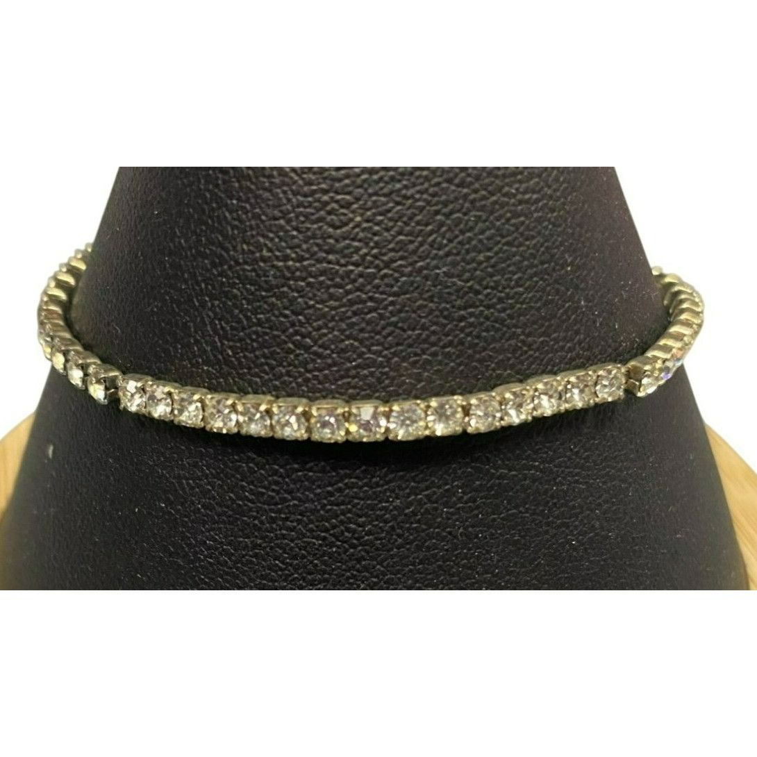 Other Vintage 7 inch Rhinestone Tennis Bracelet Size ONE SIZE - 1 Thumbnail