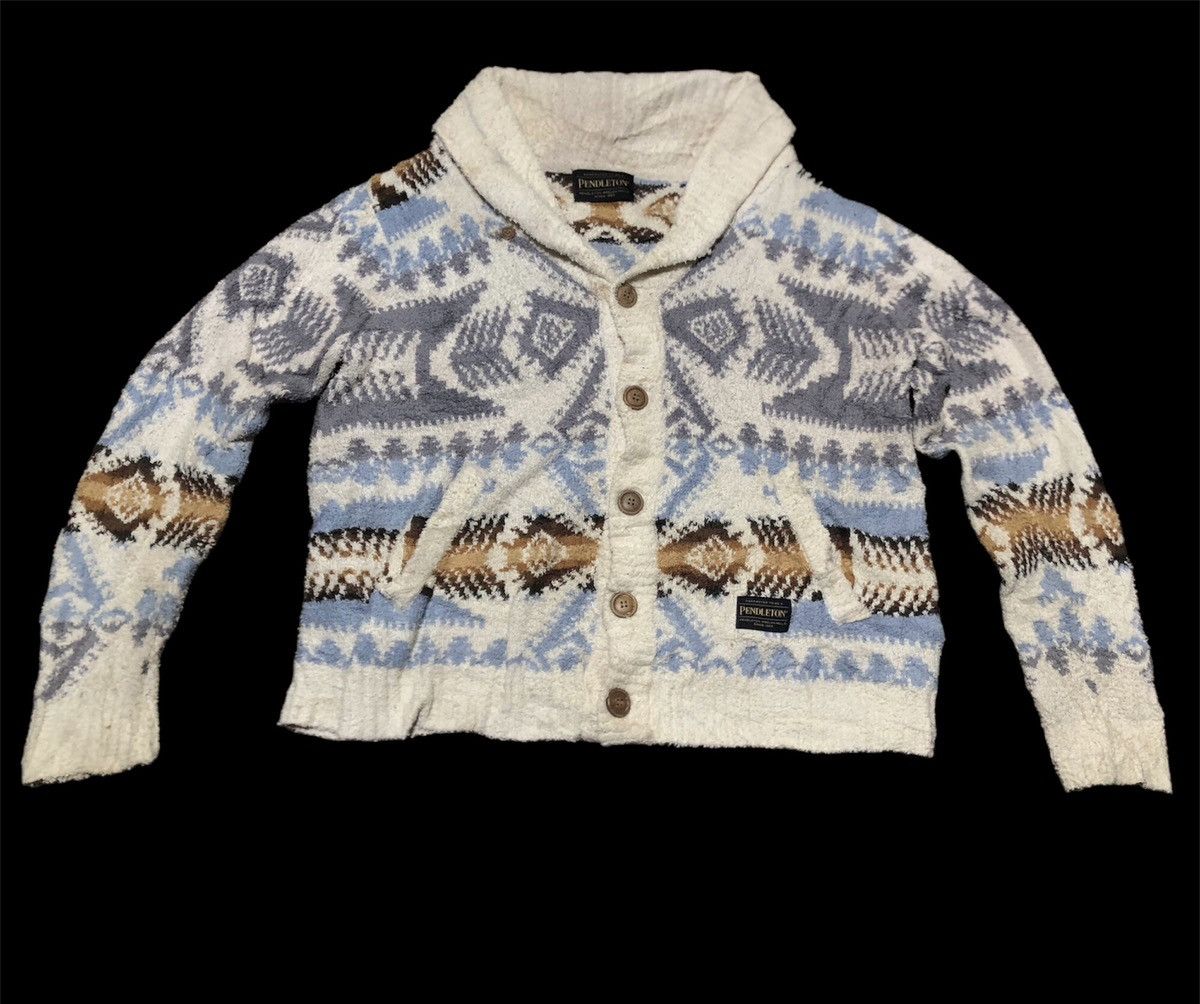 Native × Pendleton × Vintage Vintage Pendleton Native sweater knitwear Size US L / EU 52-54 / 3 - 1 Thumbnail