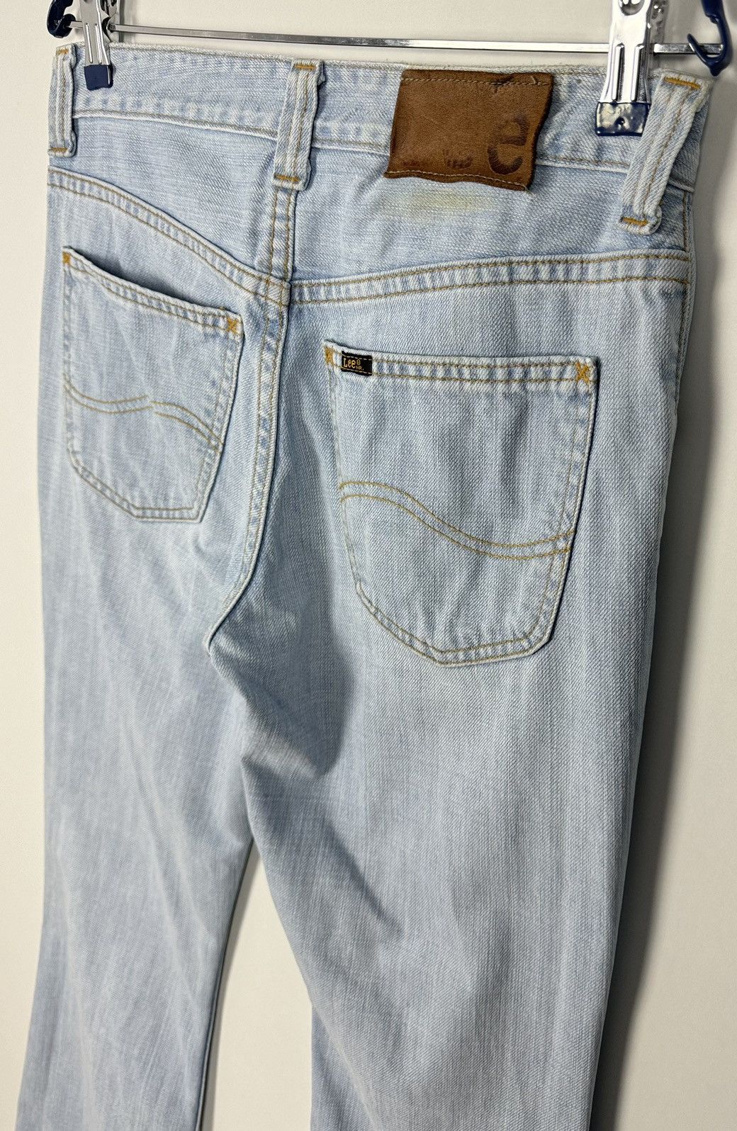 Lee Vintage Y2K 00s Lee Felton Flare Light Wash Denim Jeans Size US 29 - 13 Thumbnail