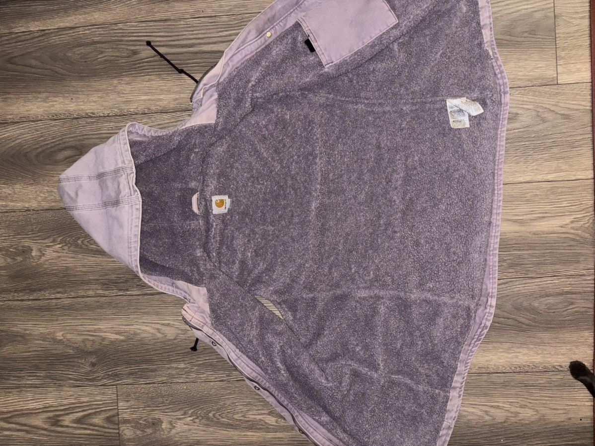 Carhartt LAVENDER CARHARTT HOODED SHERPA VEST Size US XL / EU 56 / 4 - 2 Thumbnail