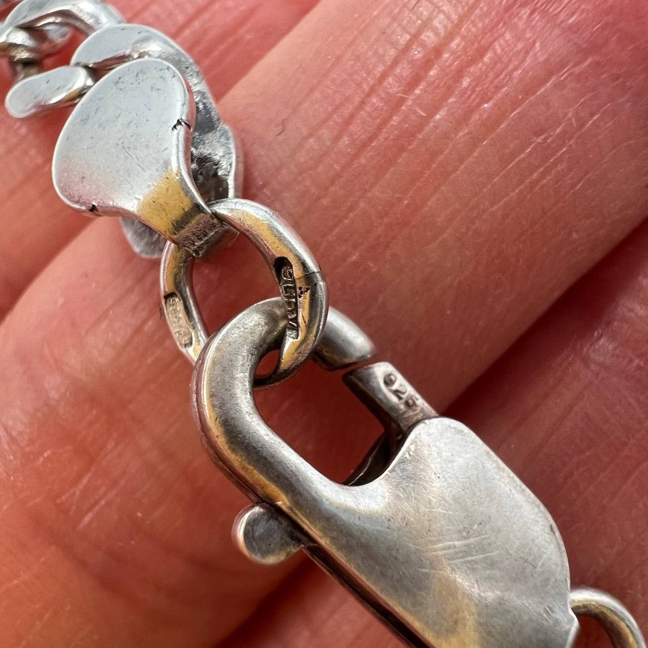Sterling Silver × Vintage Vintage Sterling Silver 925 Chain Necklace Signed 35.5g Size ONE SIZE - 8 Thumbnail