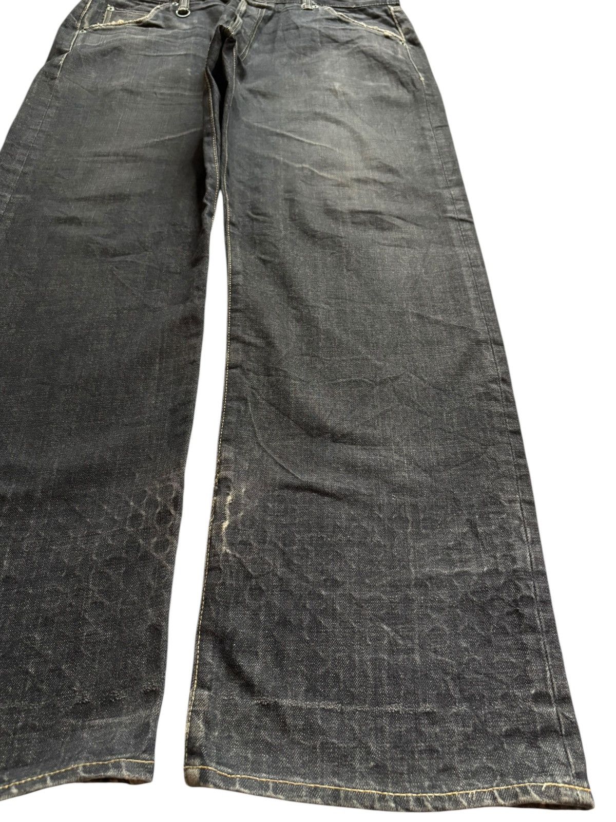 Japanese Brand Vintage Japanese Brand Button Fly Loose Baggy Jeans Size US 38 / EU 54 - 7 Thumbnail
