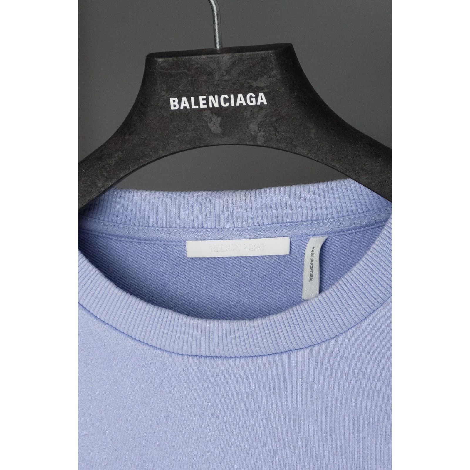 Helmut Lang Helmut lang baby blue vintage logo boxy fit crew sweatshirt Size US M / EU 48-50 / 2 - 4 Thumbnail