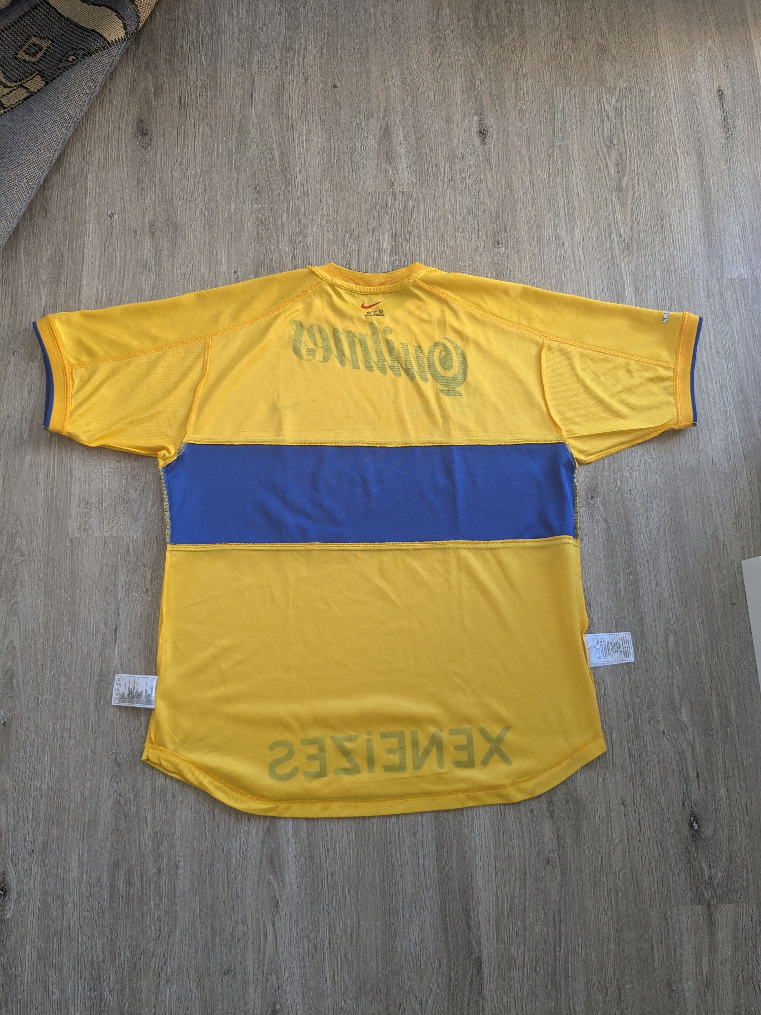 Nike DOUBLE TAG 2000/01 BOCA JUNIORS AWAY SHIRT (L) NIKE Size US L / EU 52-54 / 3 - 3 Thumbnail