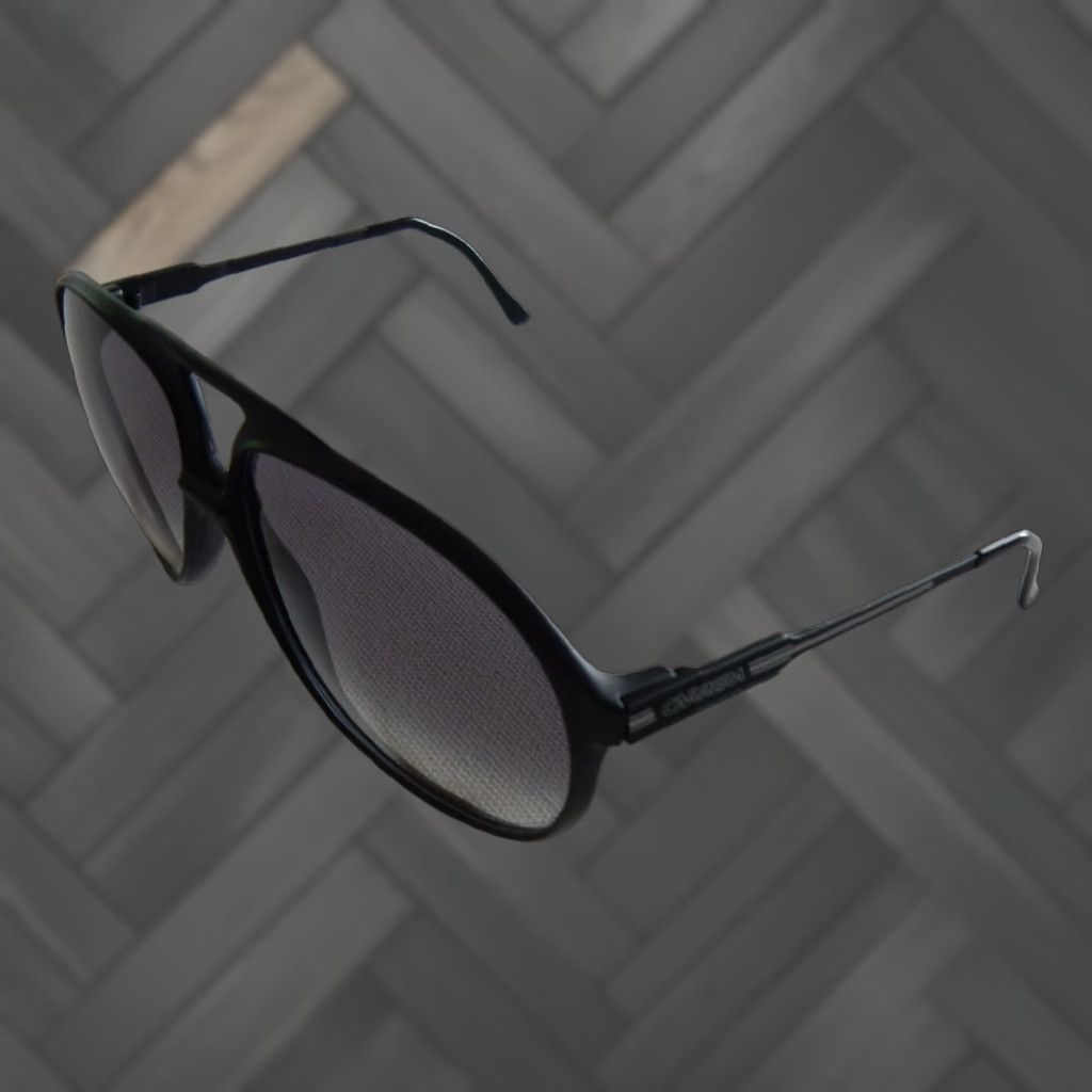 Carrera VINTAGE Carrera Men Sunglasses Aviator Made in Germany Black 90s Retro Size ONE SIZE - 1 Thumbnail