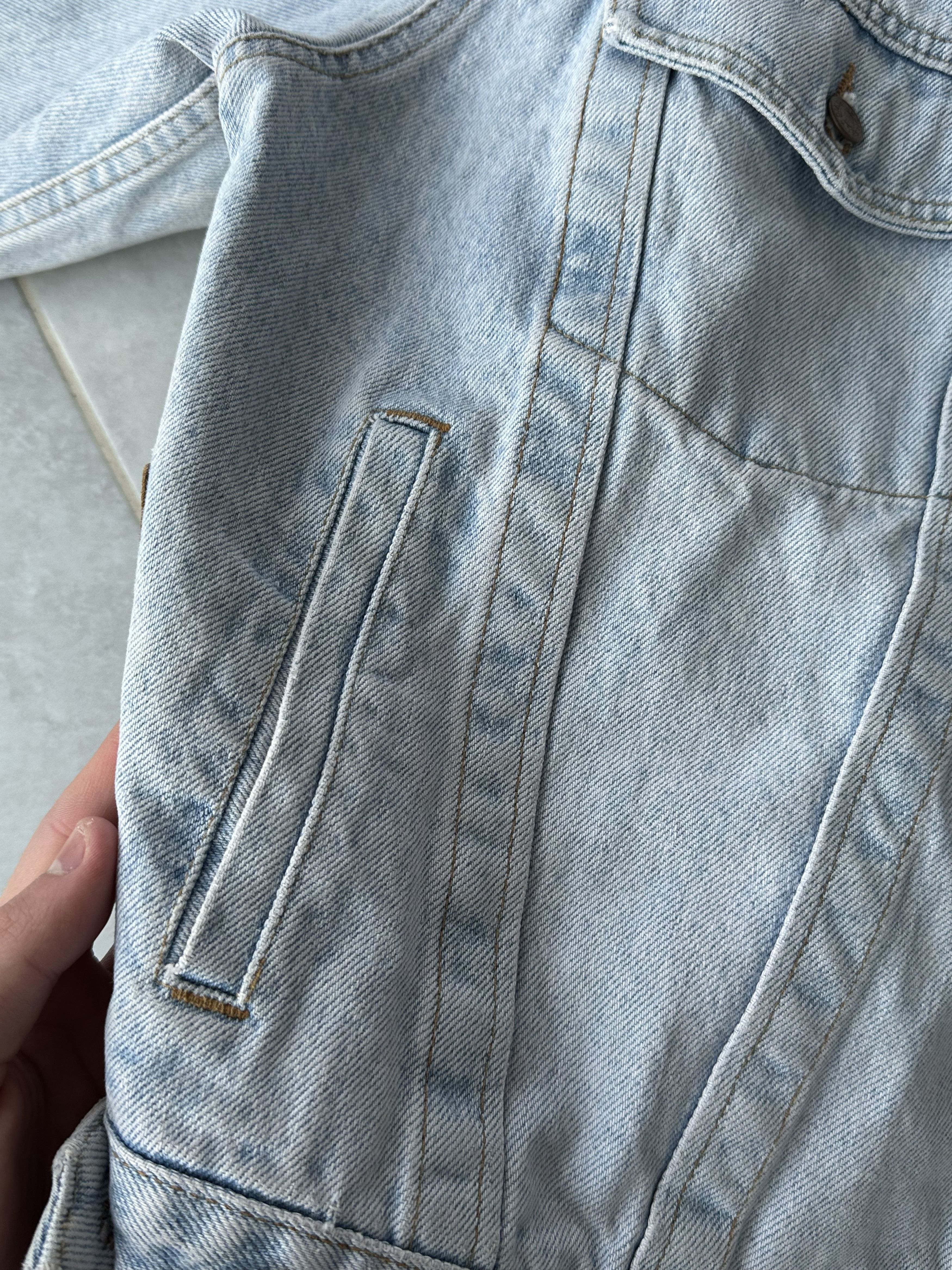 Diesel Vintage Denim Jeans Jacket Diesel 80's Levi's Style Size US XL / EU 56 / 4 - 6 Thumbnail
