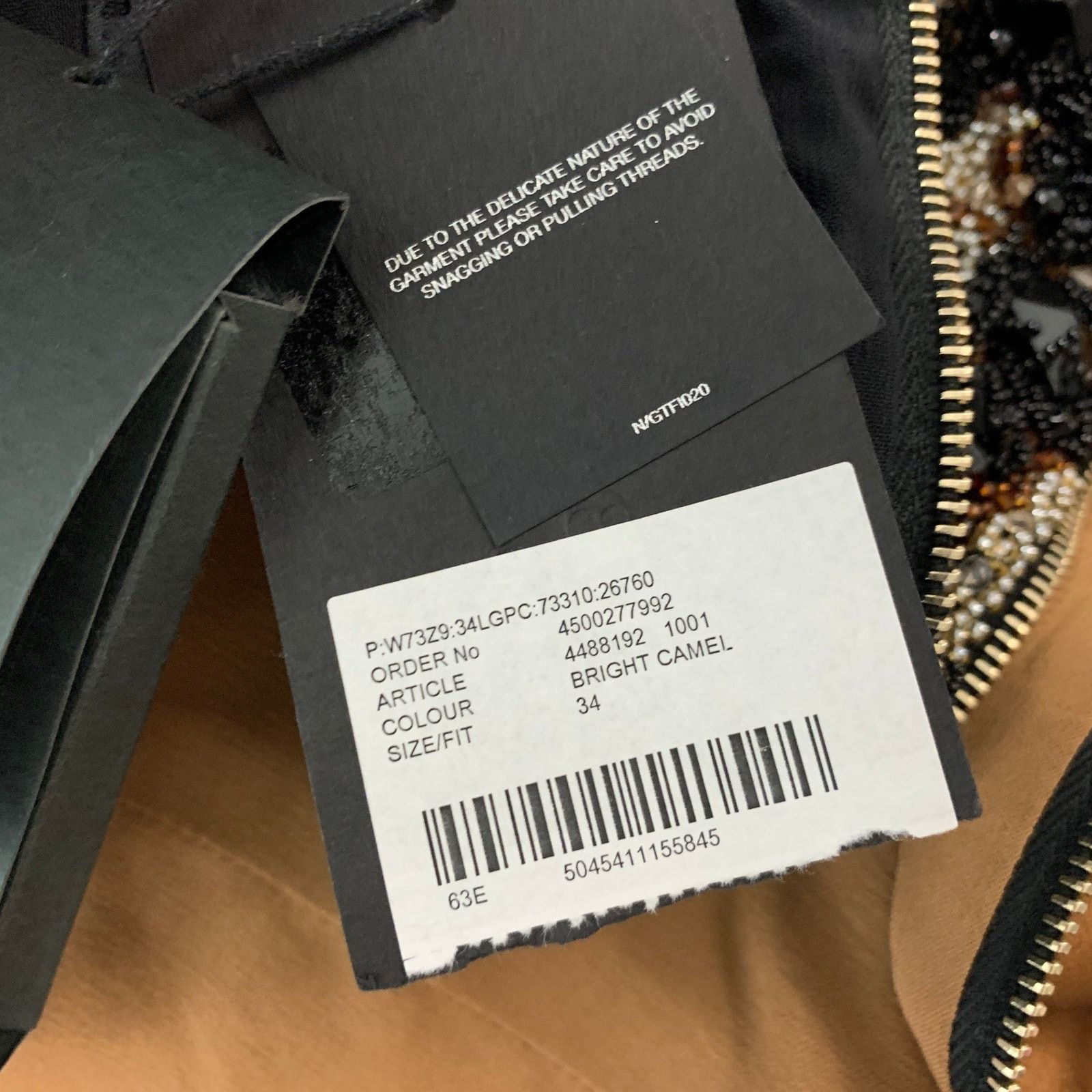 Burberry Prorsum BURBERRY PRORSUM Brown Camel Silk Evening Gown Long Dress Size XS / US 0-2 / IT 36-38 - 10 Thumbnail