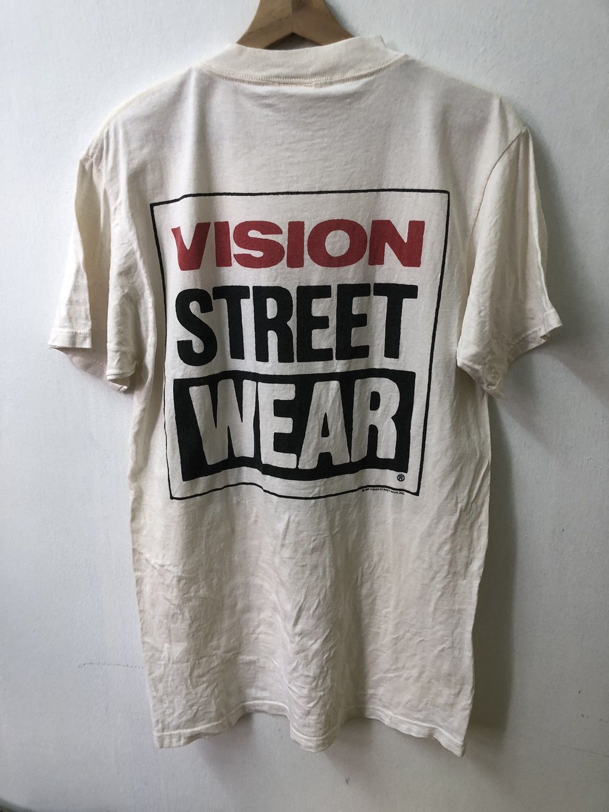 Vision Streetwear Vintage Late 80s Skate Vision Street Wear Tee Size US M / EU 48-50 / 2 - 6 Thumbnail