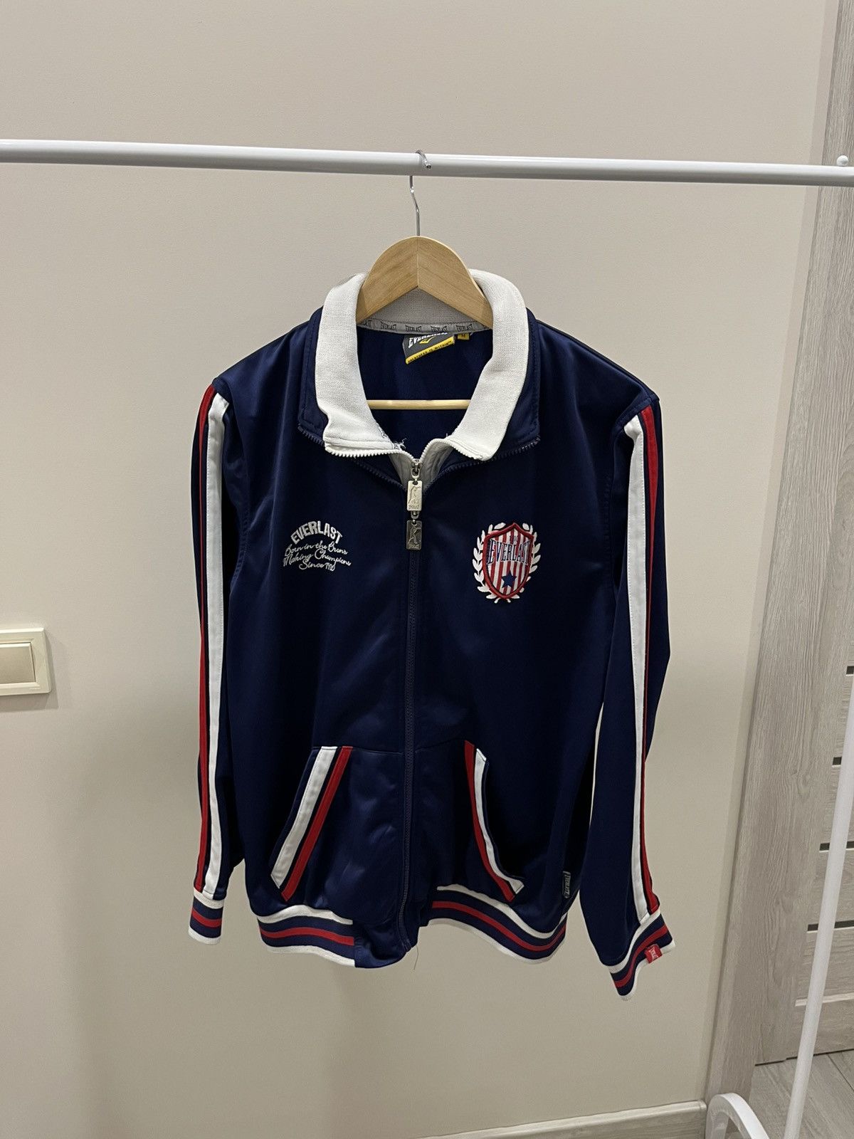 Everlast Everlast Vintage 90s Zip Hoodie Y2K Blue Casual Boxer Size US M / EU 48-50 / 2 - 1 Thumbnail