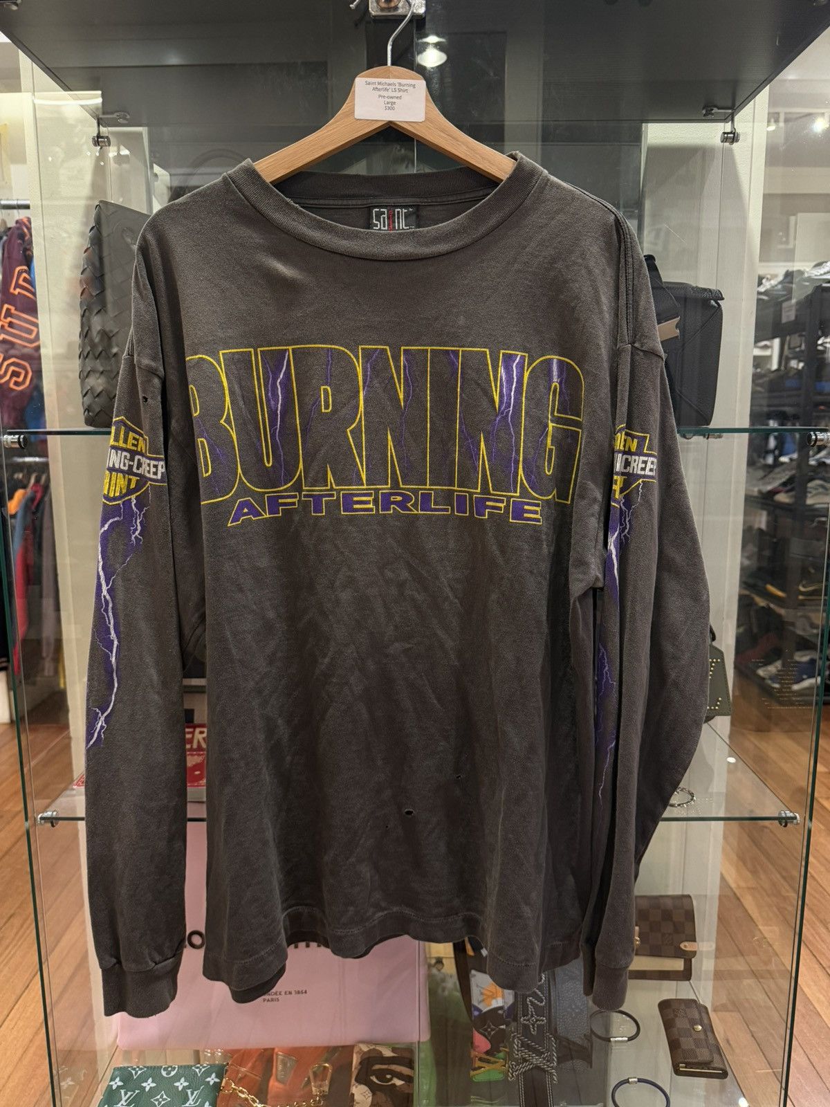 Saint Michael Saint Michaels ‘Burning Aferlife’ LS Shirt Size US L / EU 52-54 / 3 - 1 Thumbnail