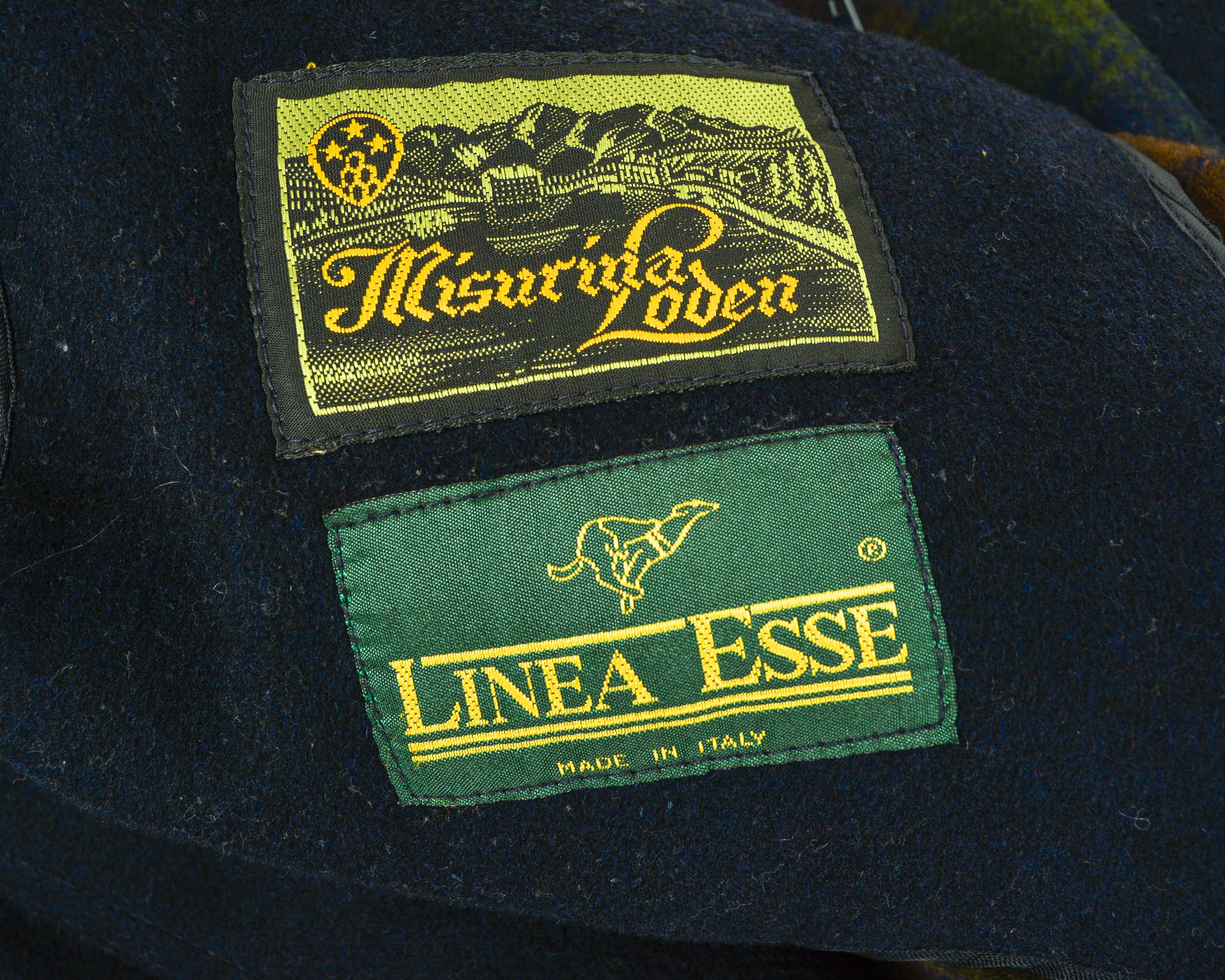 Vintage LINEA ESSE MISURINA LODEN Coat UK 42 US Lana Wool Jacket Size US L / EU 52-54 / 3 - 10 Thumbnail