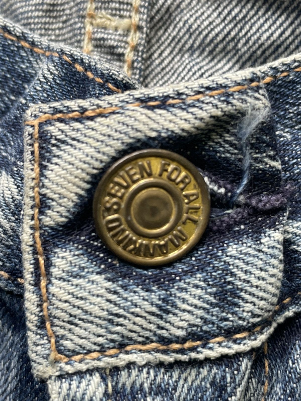7 For All Mankind × Designer 7 For All Mankind Flare Distresed Size 29" - 20 Thumbnail