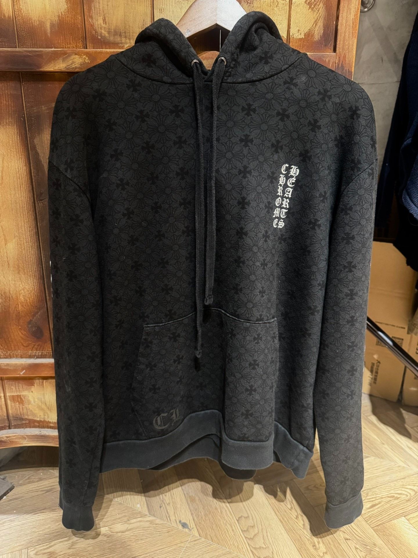 Chrome Hearts Chrome Hearts Monogram Horseshoe Hoodie Size US M / EU 48-50 / 2 - 2 Thumbnail