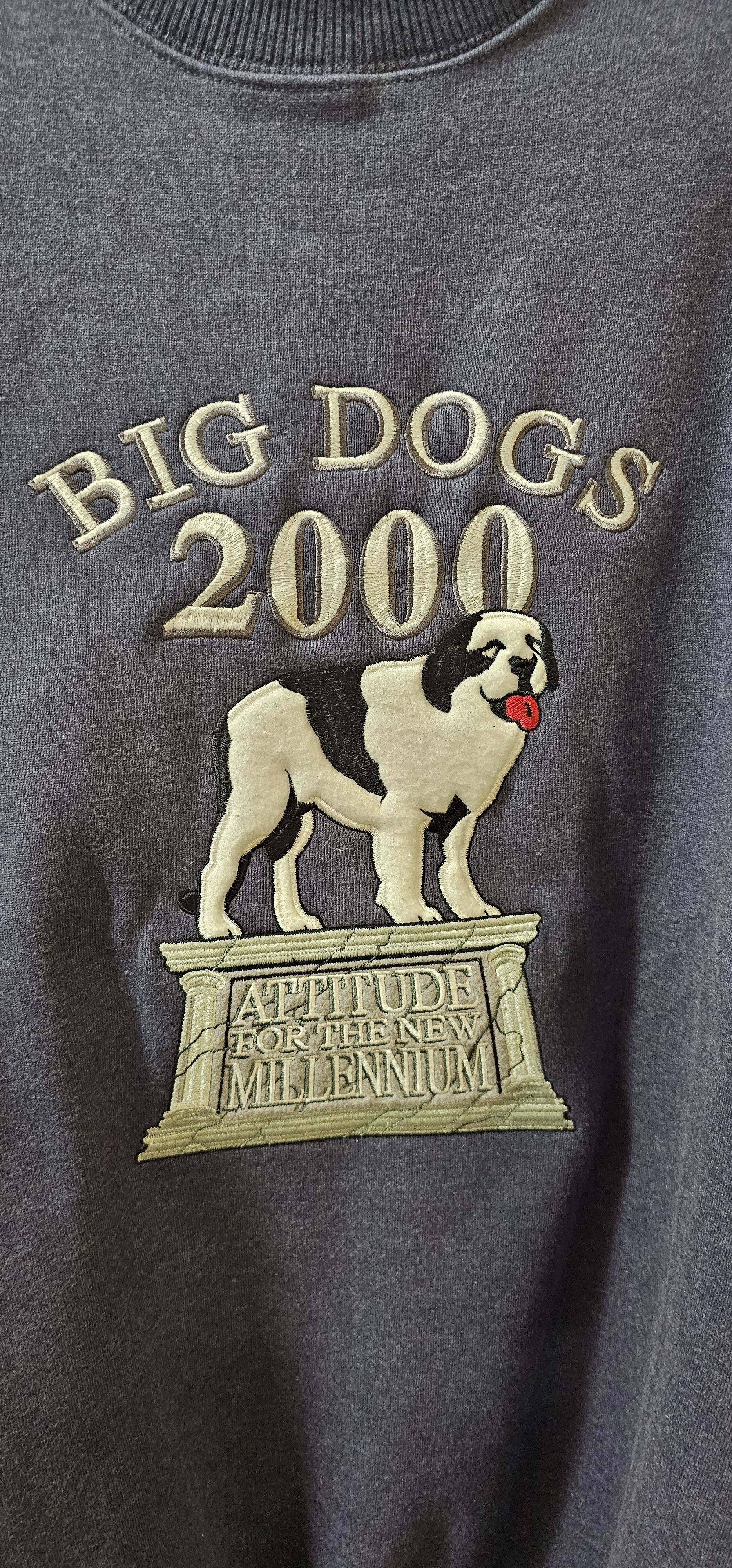 Big Dogs Vintage Big Dogs 2000 Fleece Sweatshirt Size Medium Size US M / EU 48-50 / 2 - 7 Thumbnail