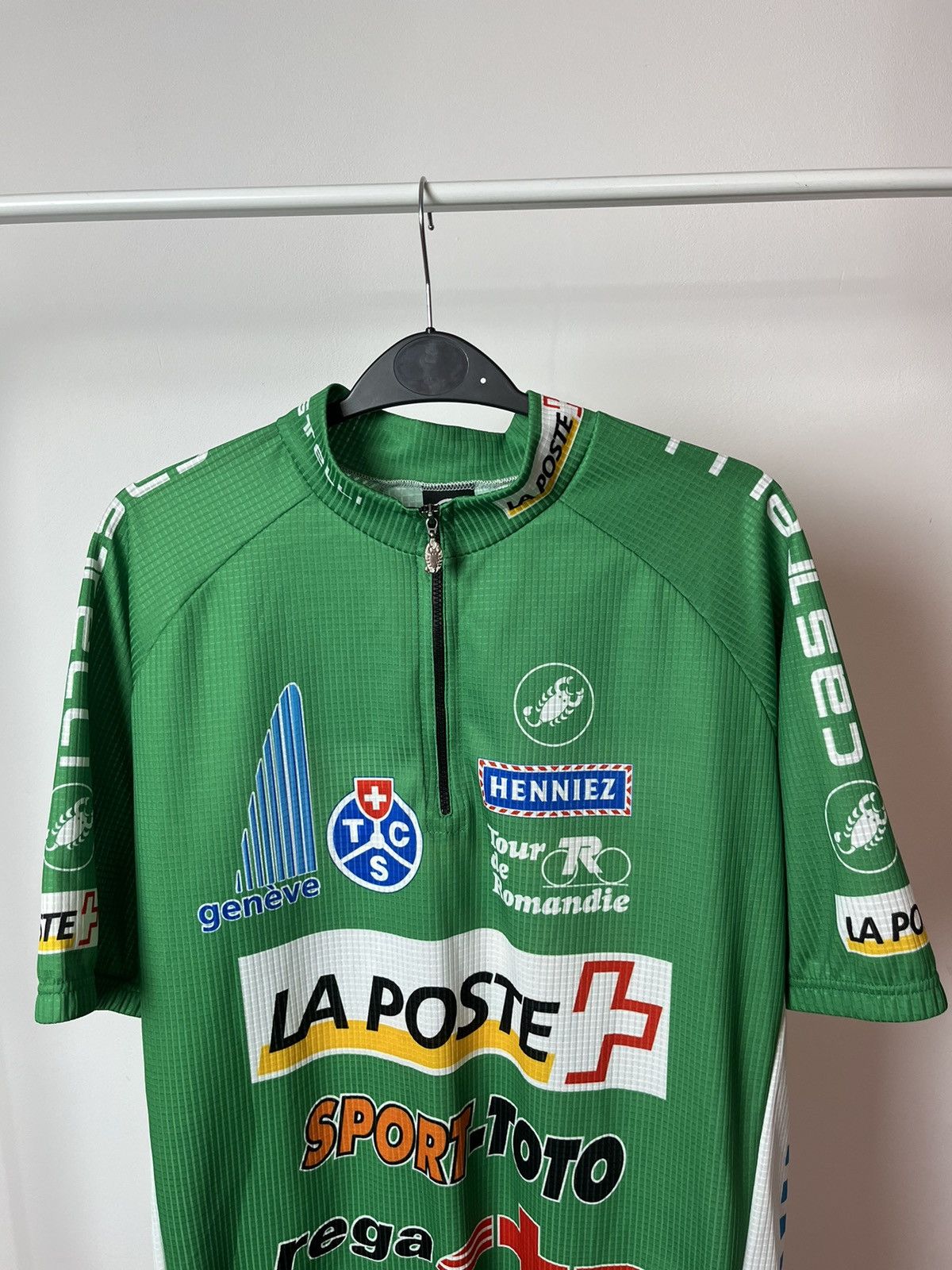 Vintage Vintage Castelli Tour De Romande cycling jersey Italy XXL Size US XXL / EU 58 / 5 - 2 Thumbnail