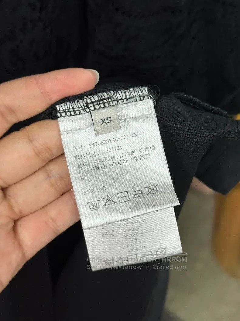 Other Givenchy Black Lace Letter T-Shirt Short Sleeve Top Size US XS / EU 42 / 0 - 4 Thumbnail