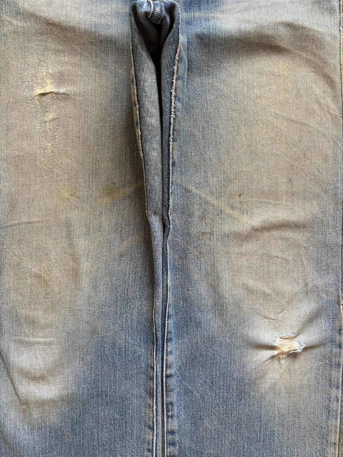 Levi's Vintage 80s Levis Selvedge Big E Mud Wash Baggy Jean Size US 31 - 6 Thumbnail