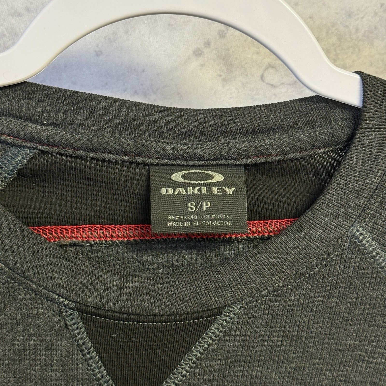 Oakley Oakley Thermal Long Sleeve Shirt Mens Small Gray Skate Stree Size US S / EU 44-46 / 1 - 7 Thumbnail