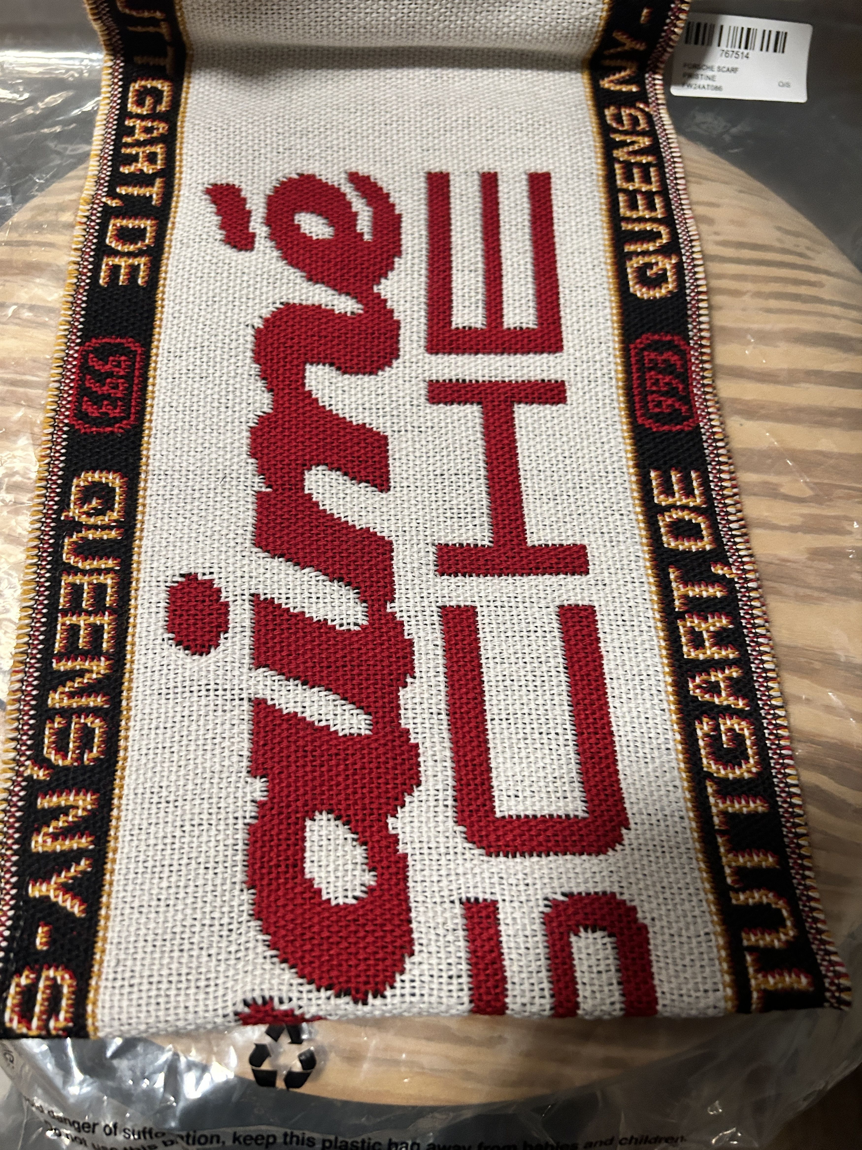 Aime Leon Dore × Porsche Design ALD / Porsche 993 Turbo Wool Souvenir Scarf Size ONE SIZE - 3 Thumbnail