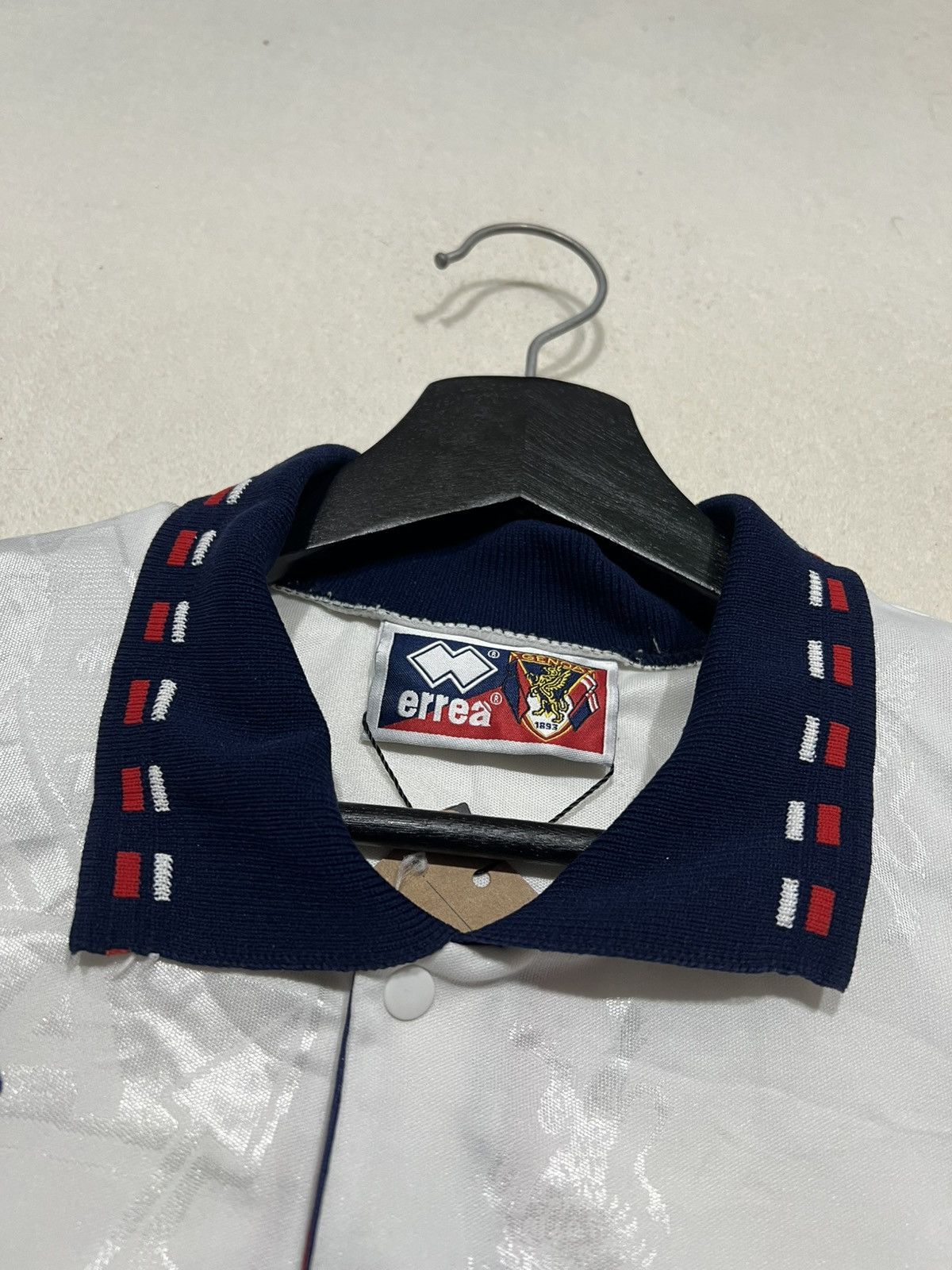 Errea Genoa 1994 Errea Away Jersey #KazuyoshiMiura 7 Size US L / EU 52-54 / 3 - 9 Thumbnail