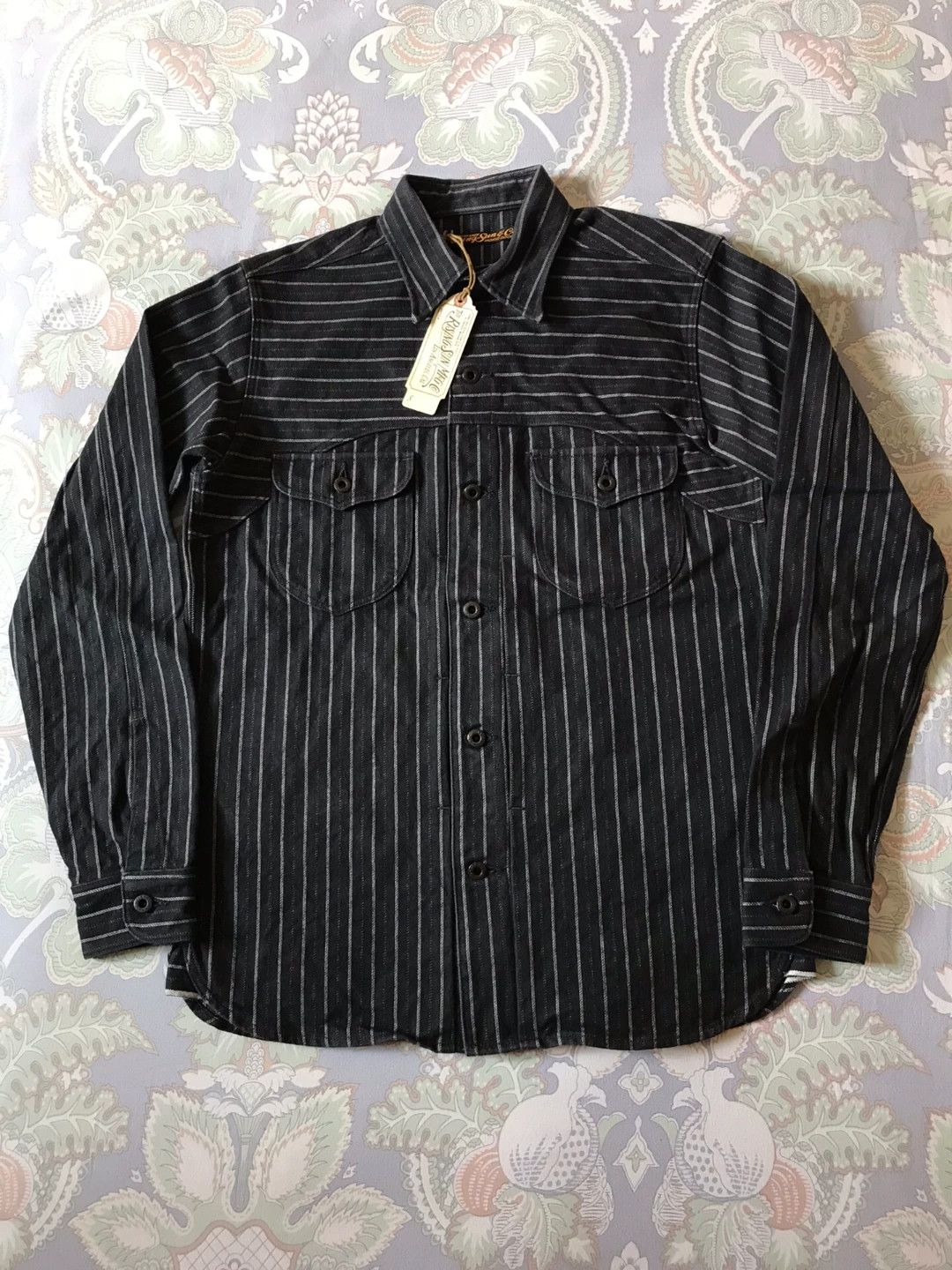 Rising Sun & Co. Rising Sun Striped Work Shirt XS Size US XS / EU 42 / 0 - 1 Thumbnail