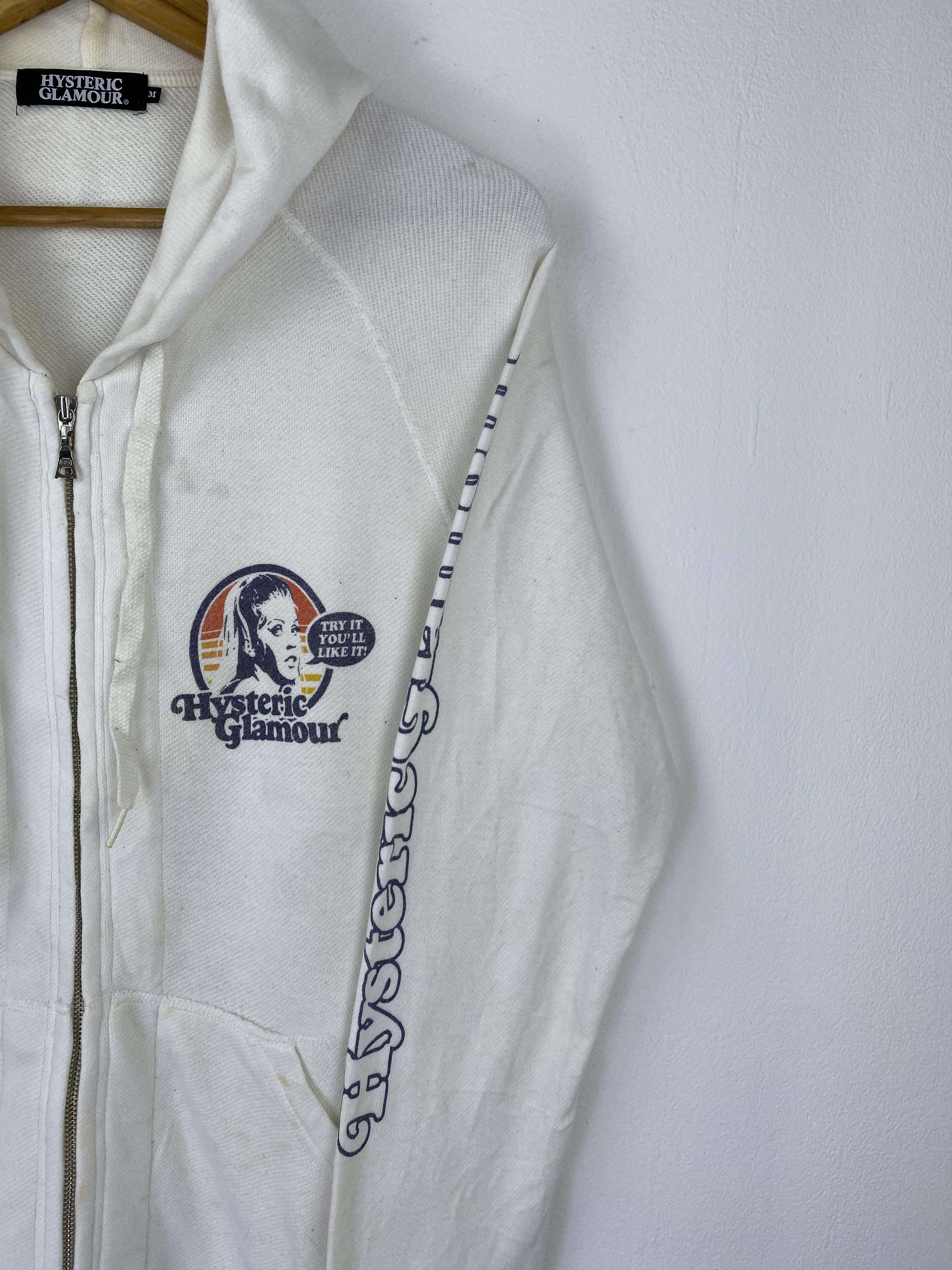 Hysteric Glamour Vintage Hysteric Glamour Zipper Up Hoodie SH0524 Size US M / EU 48-50 / 2 - 6 Thumbnail